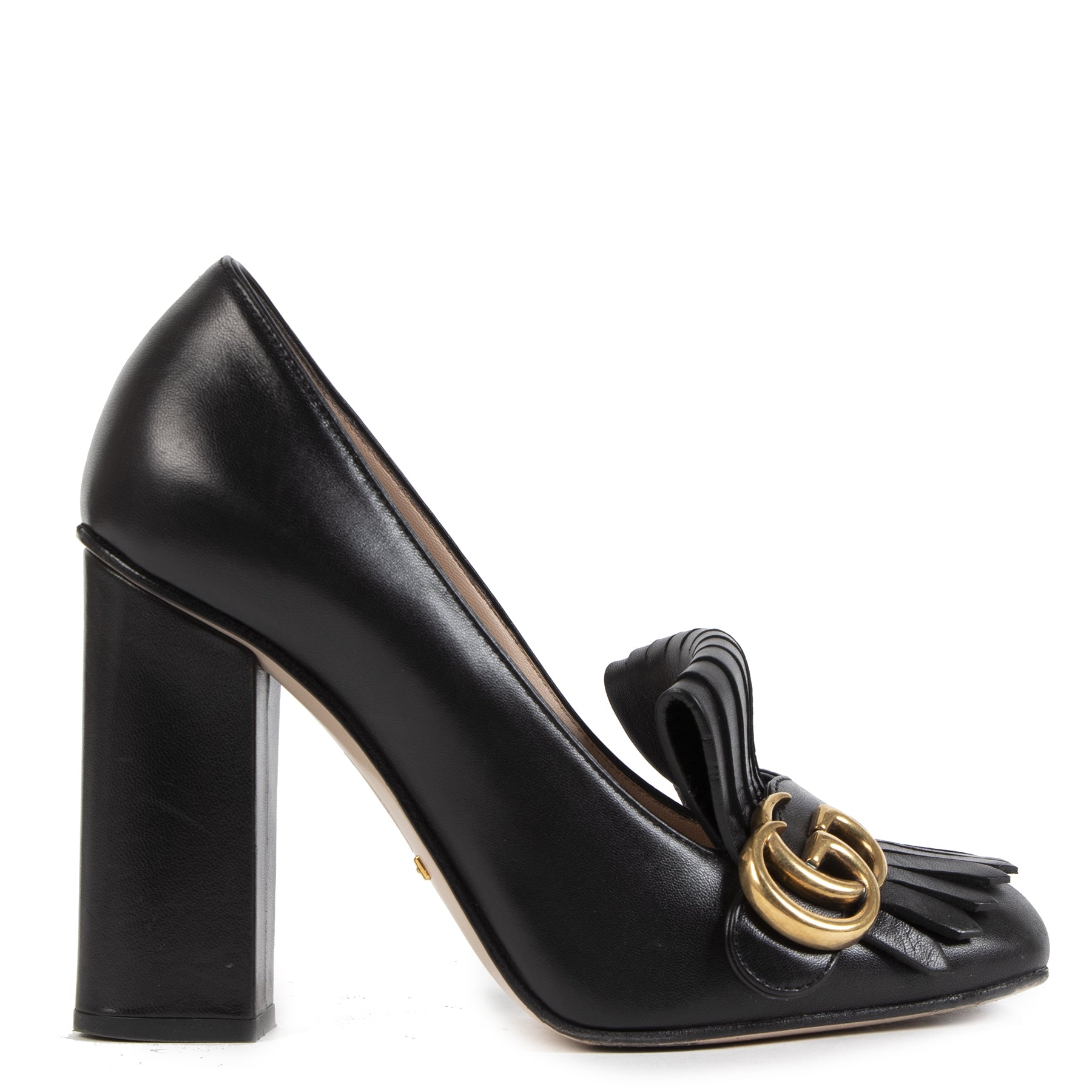 Gucci Marmont Black Pumps - Size 37 – Labellov