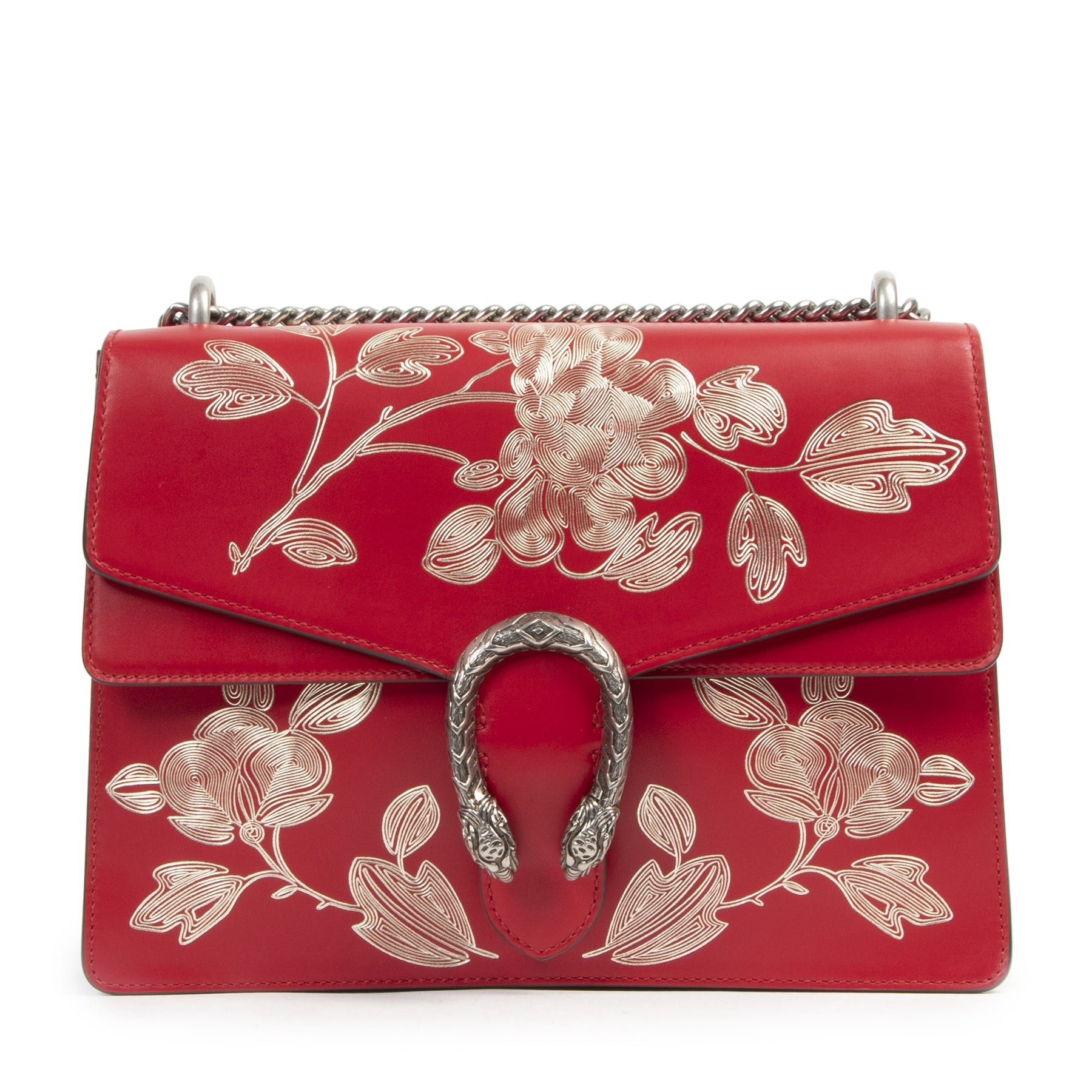 GUCCI❤️限定デザイン Gucci Zumi Card Case Strawberry Ivory Multicolor Very Good