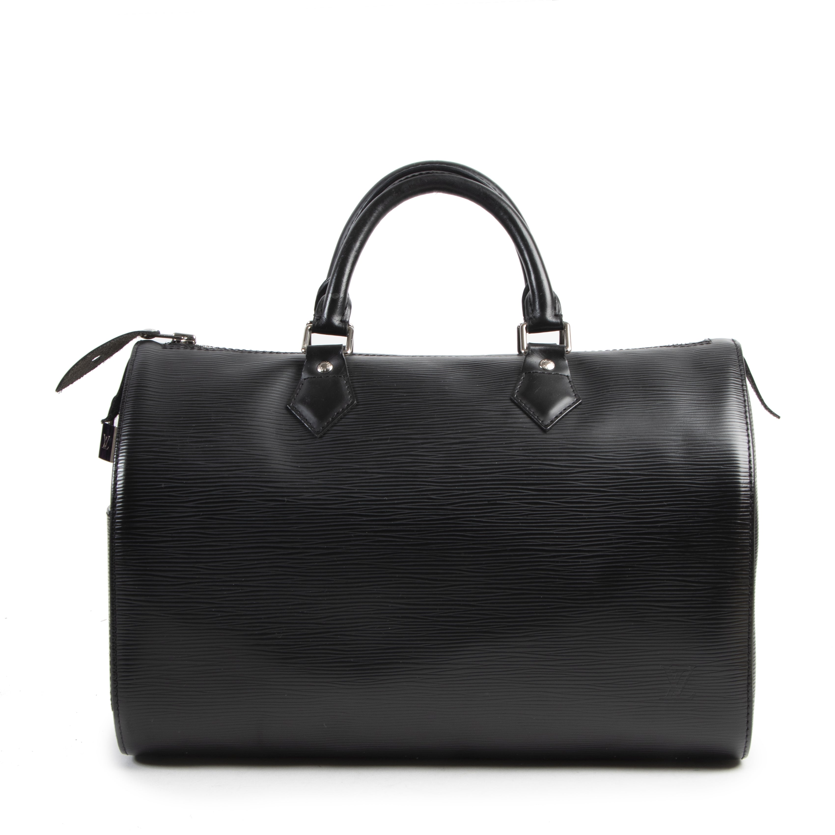 Louis Vuitton Black Epi Speedy 35 Bag – Labellov
