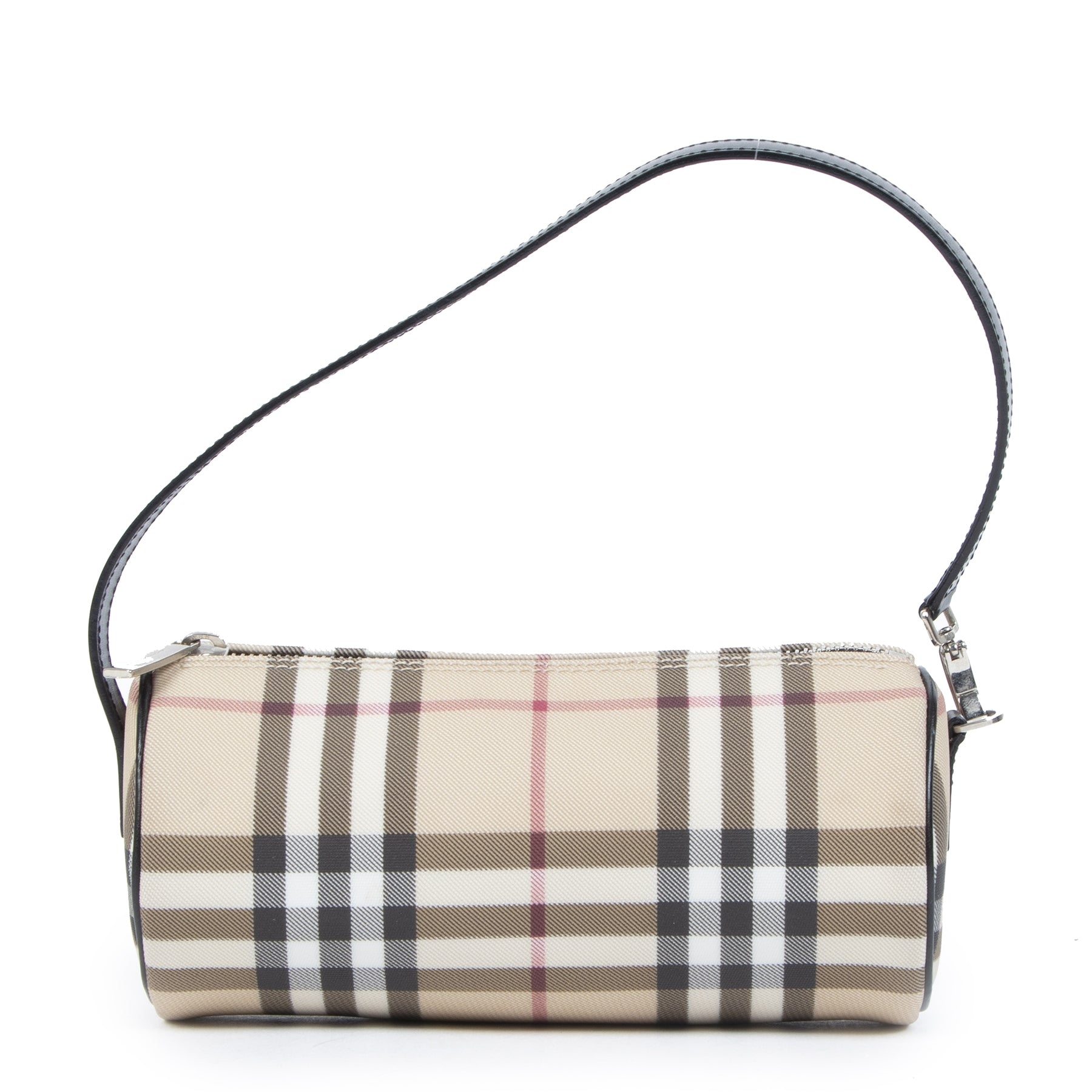 Burberry London Check Cylinder Bag – Labellov