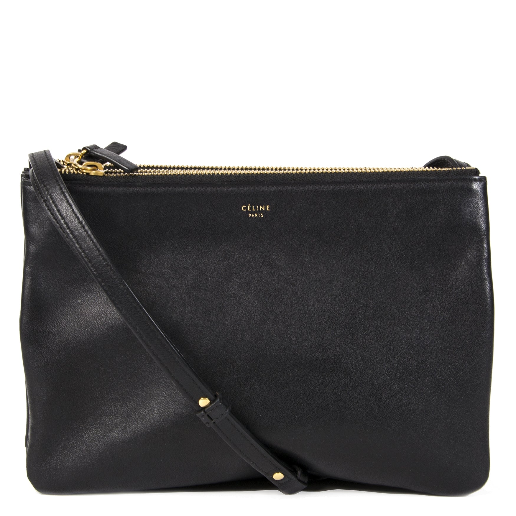 Céline Black Trio Crossbody Bag – Labellov