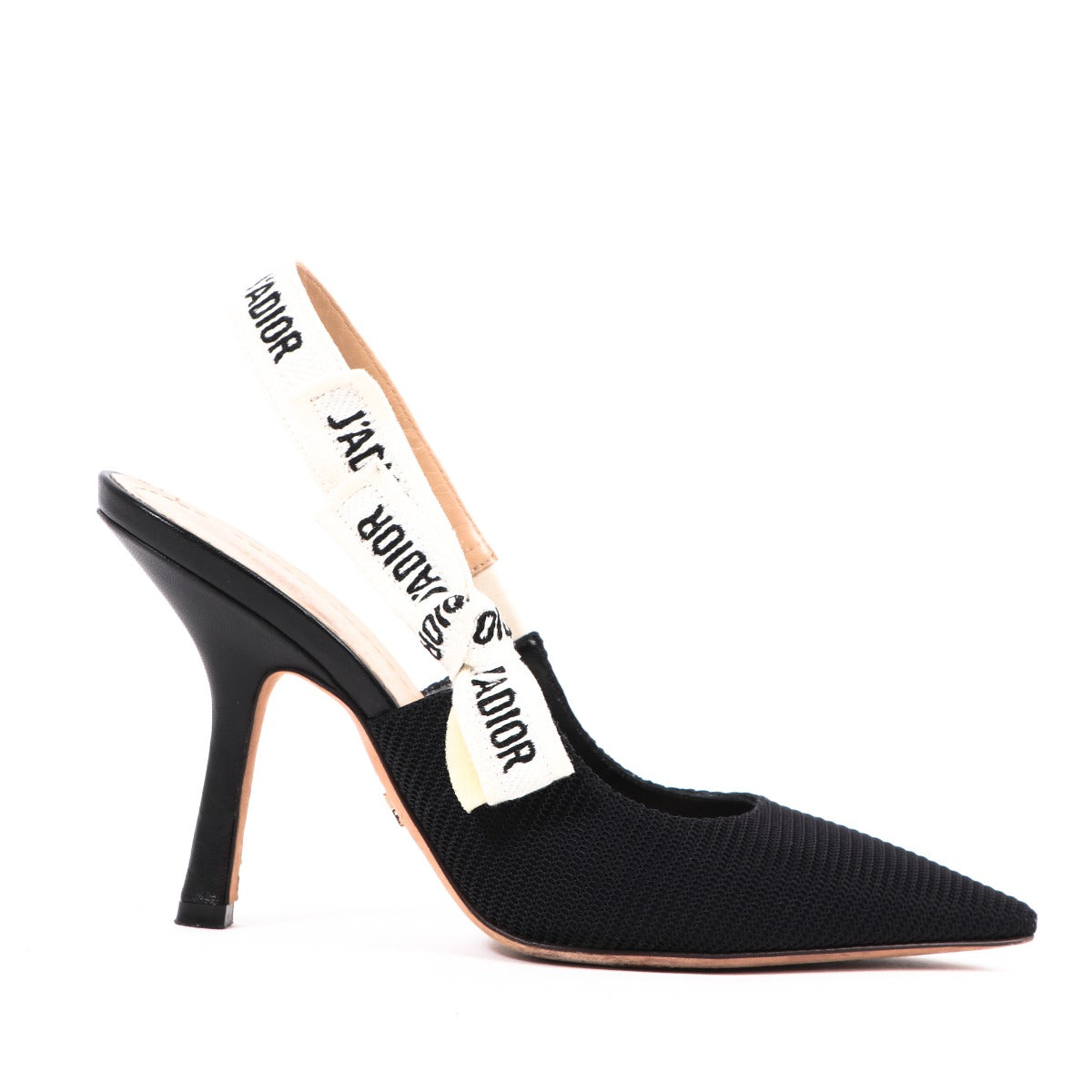 Christian Dior Black J'adior-Slingback Pumps - Size 35.5 – Labellov