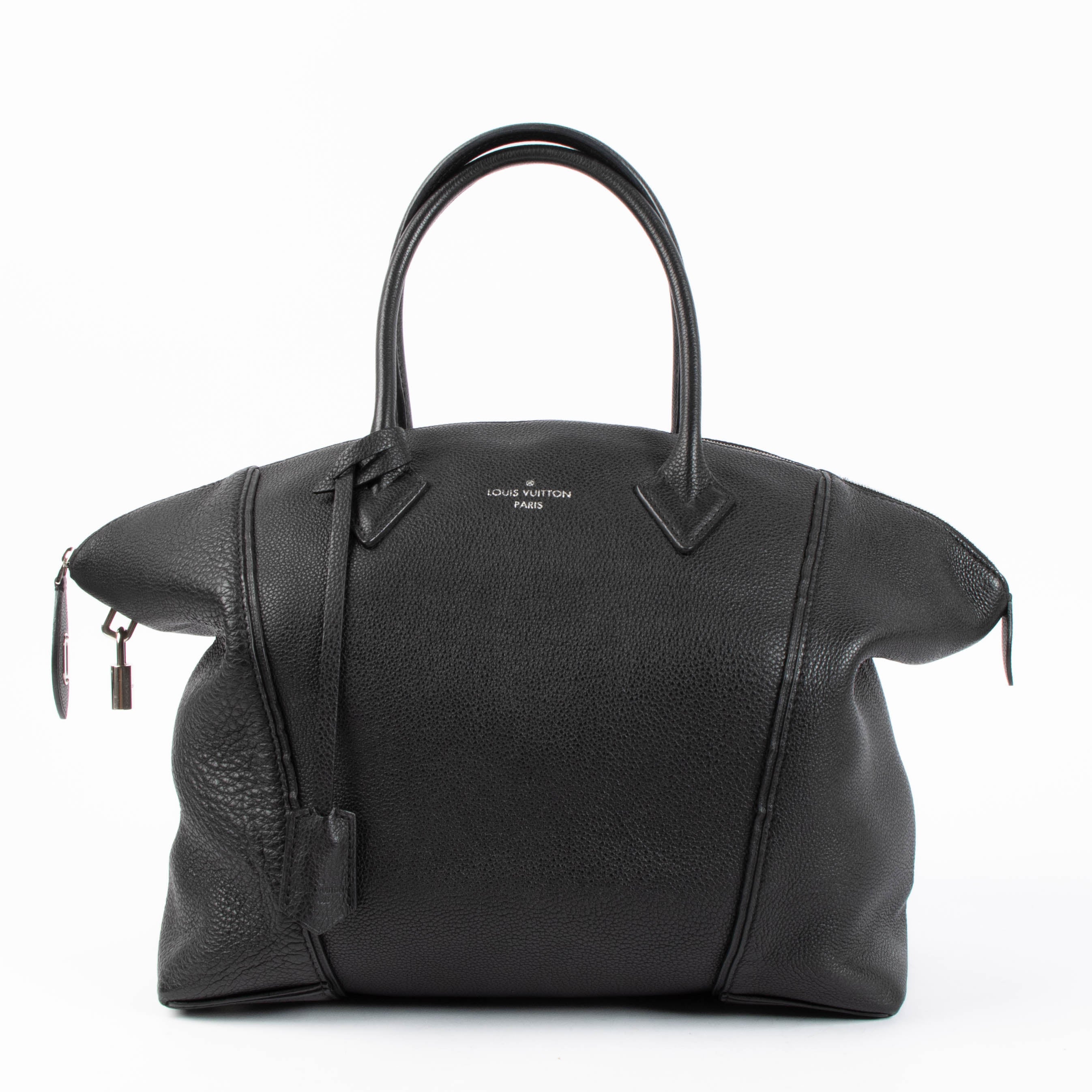LOUIS VUITTON モノグラム 黒 Louis Vuitton Black Veau Cashemire Soft Lockit MM – Labellov