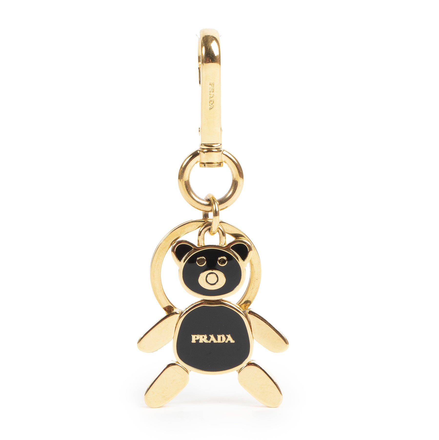 Prada Gold Teddy Bear Keychain – Labellov
