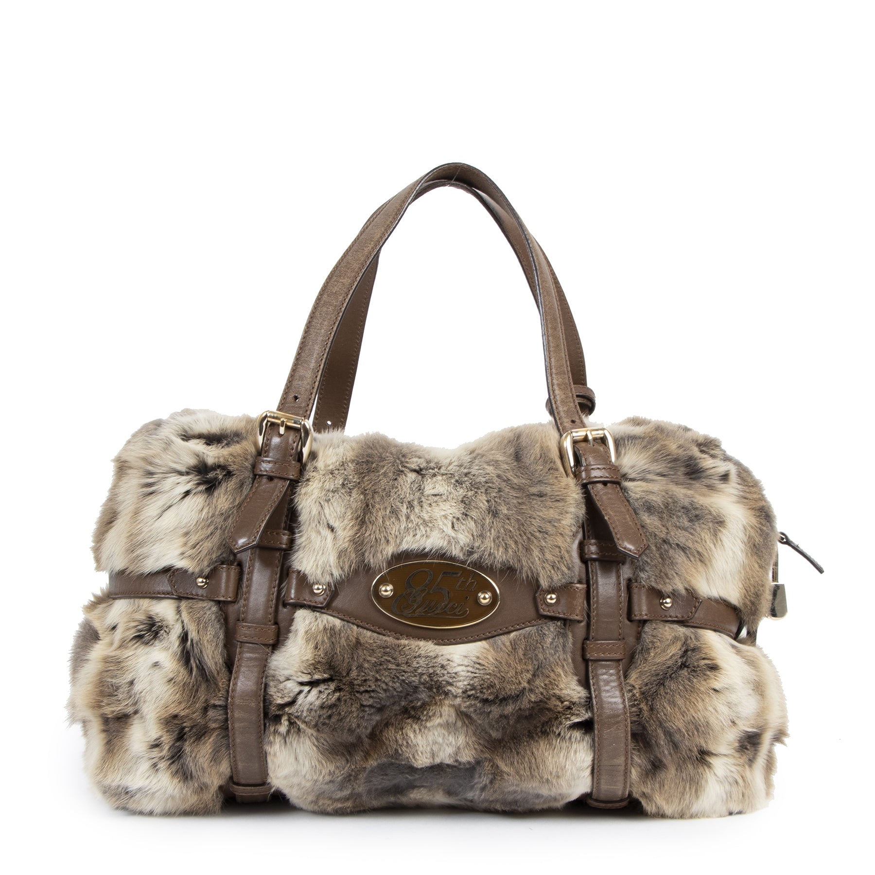 Gucci Limited Edition 85th Anniversary Fur Boston Bag – Labellov