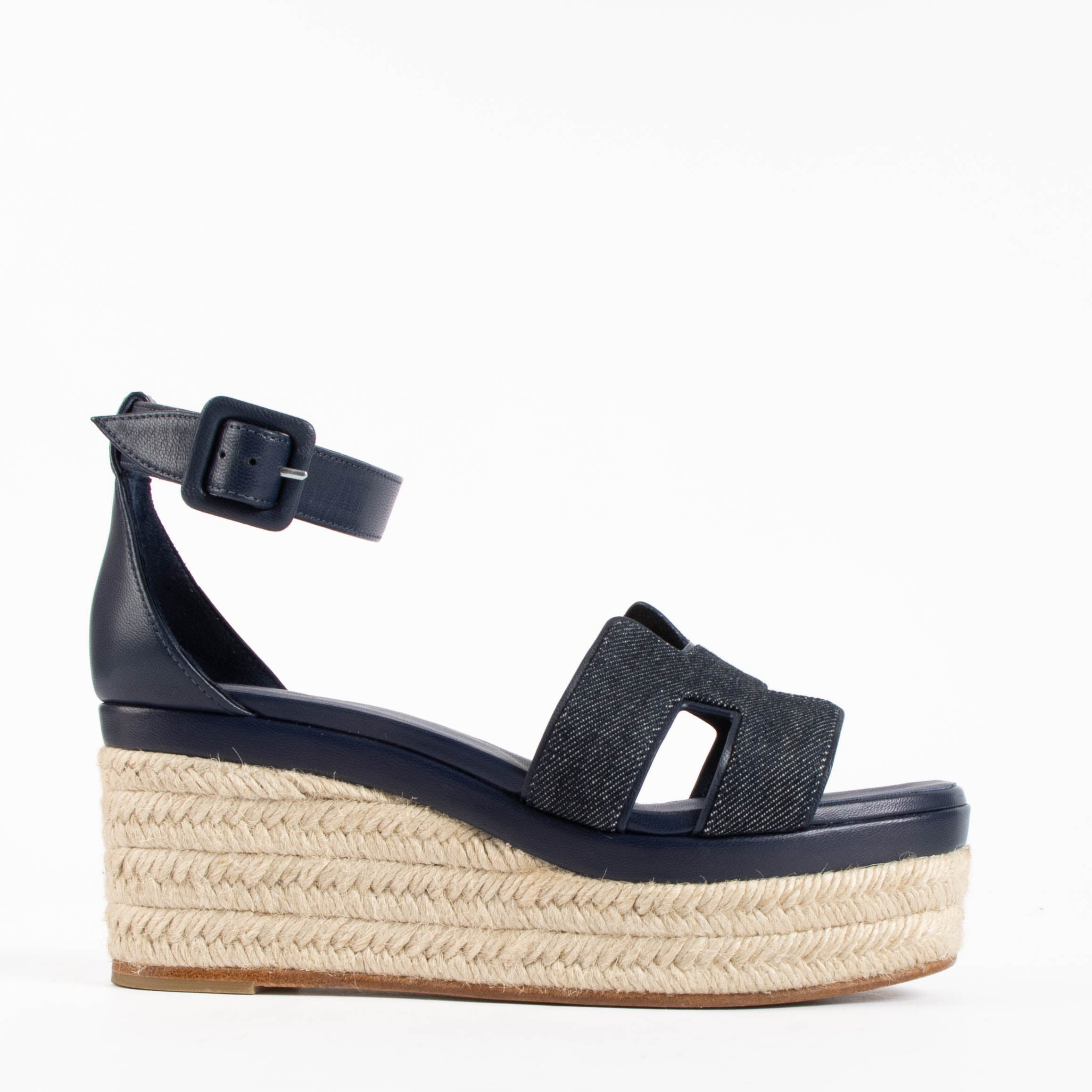 Hermes Blue Elda Sandals - Size 37 – Labellov