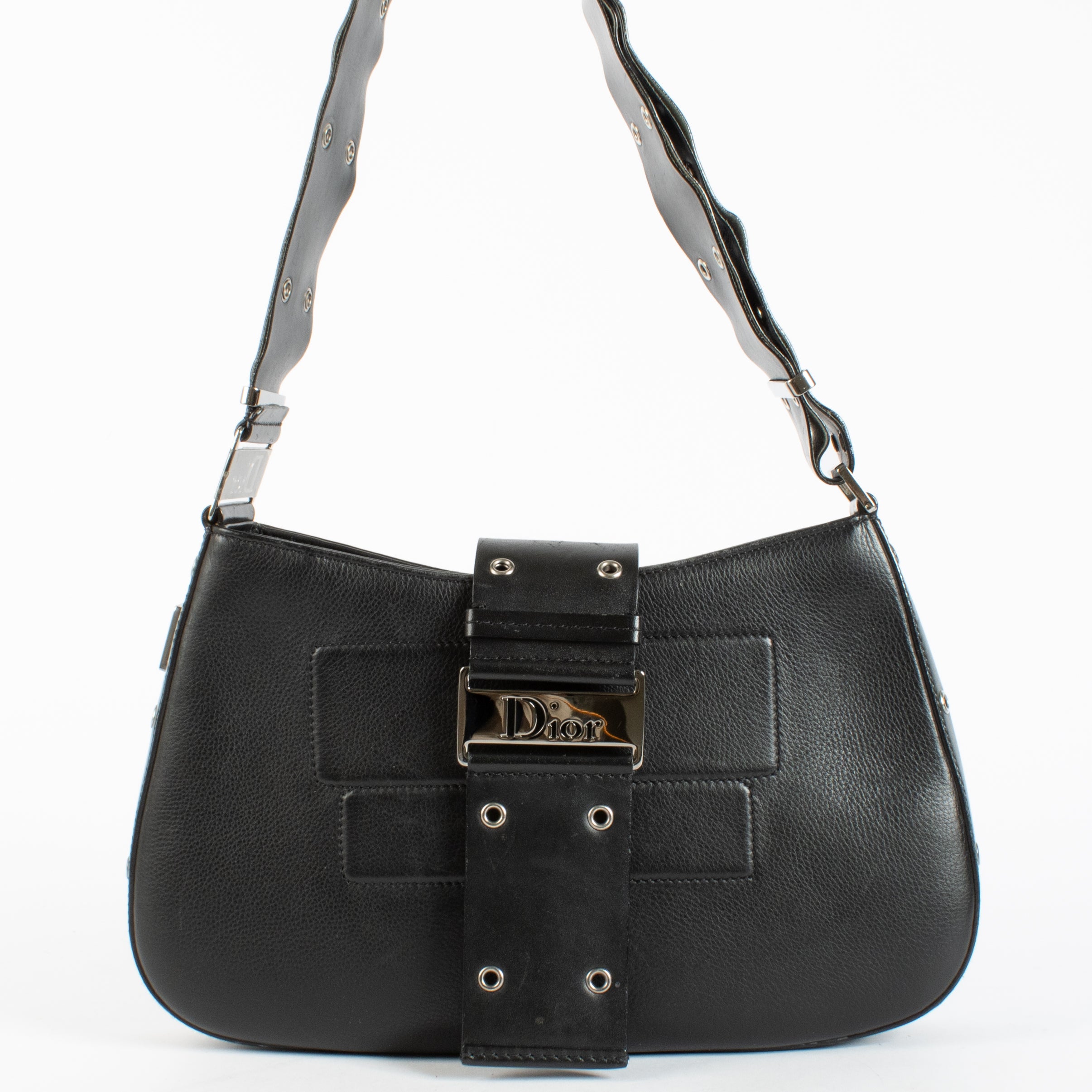 Christian Dior Black Street Chic Columbus Hobo Bag – Labellov