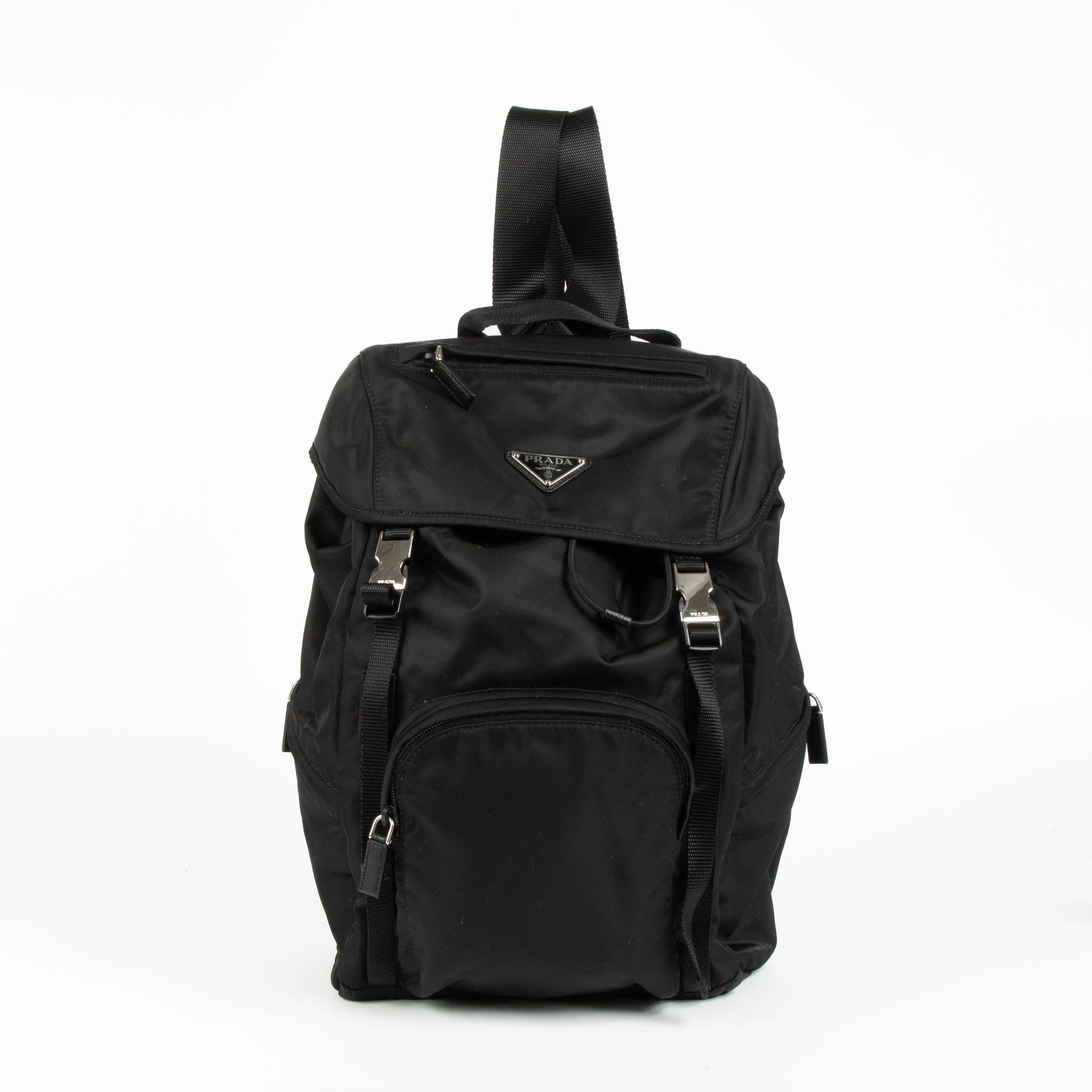Prada Black Nylon Backpack – Labellov