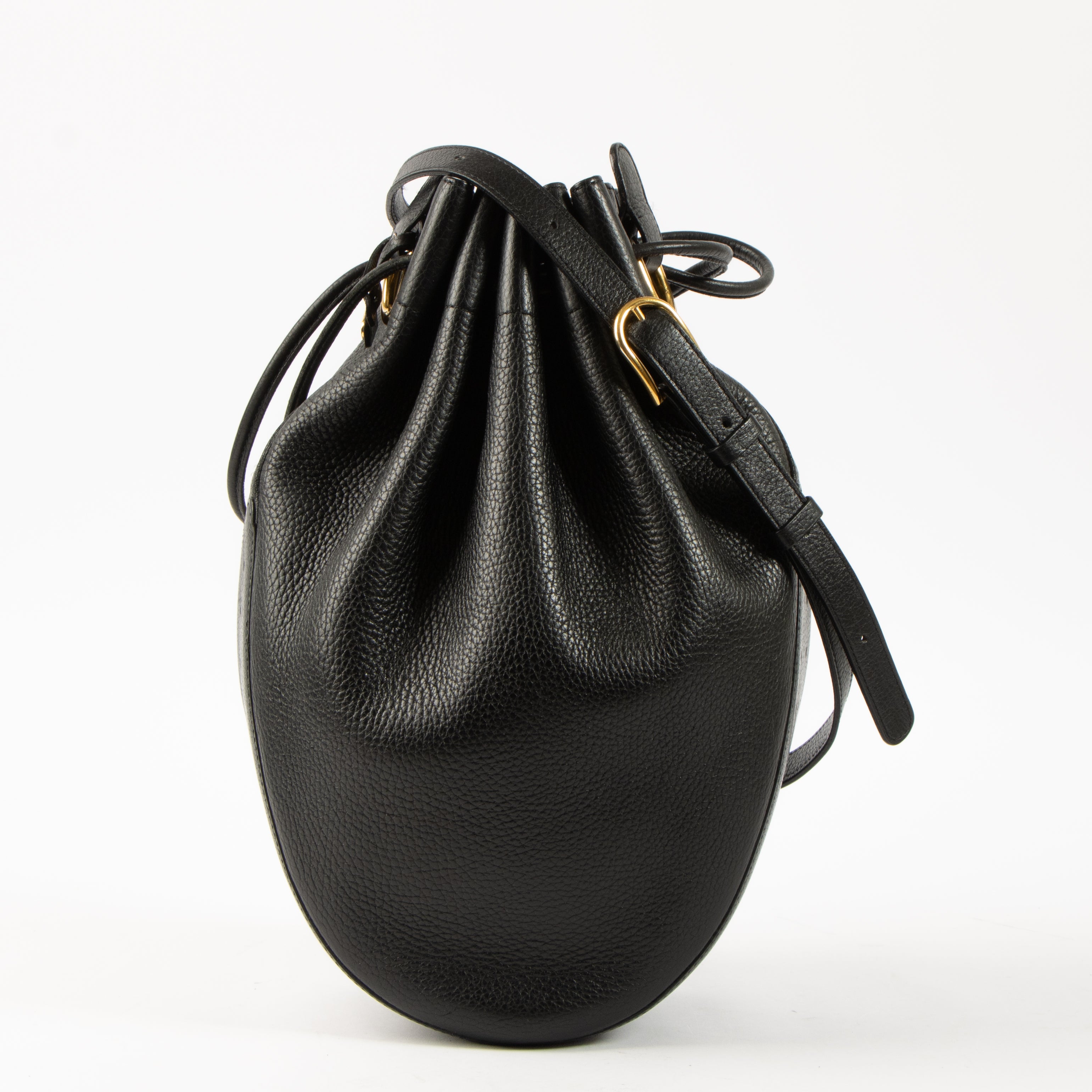 Delvaux Black Leather Tabarin MM Bag – Labellov