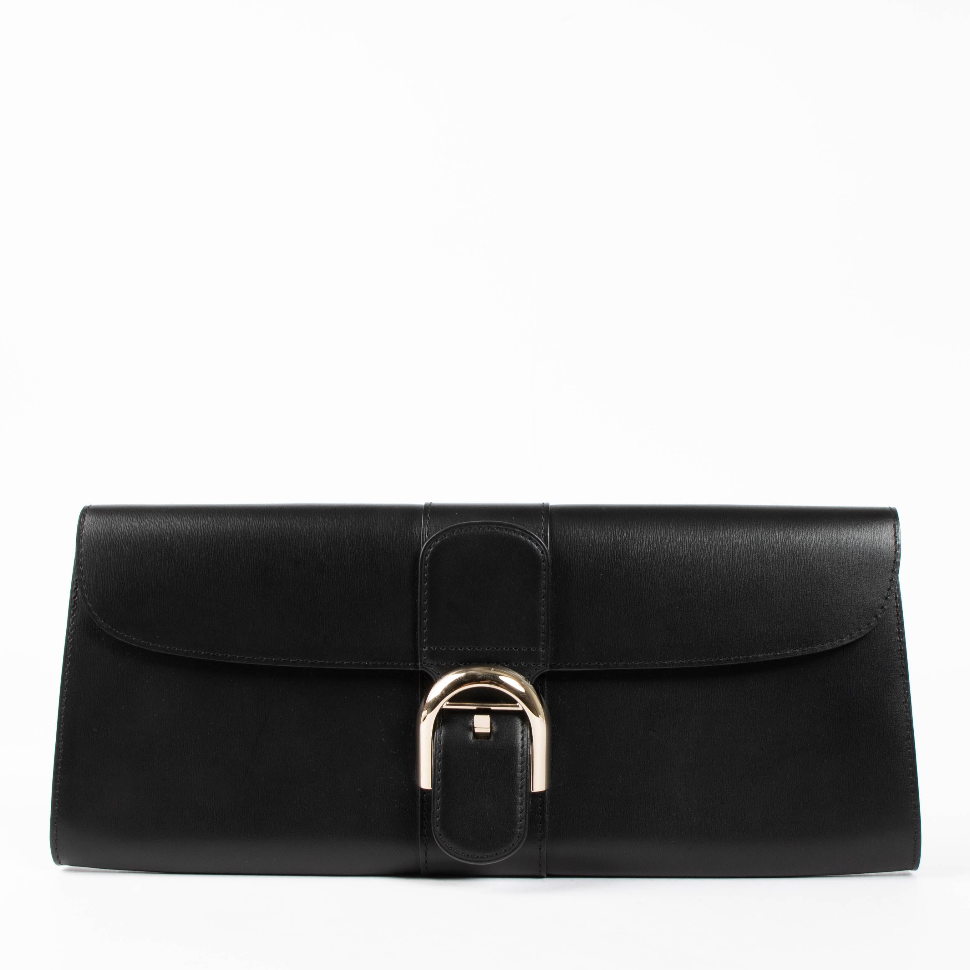Delvaux Black Box Calf Pochette Brillant Clutch – Labellov