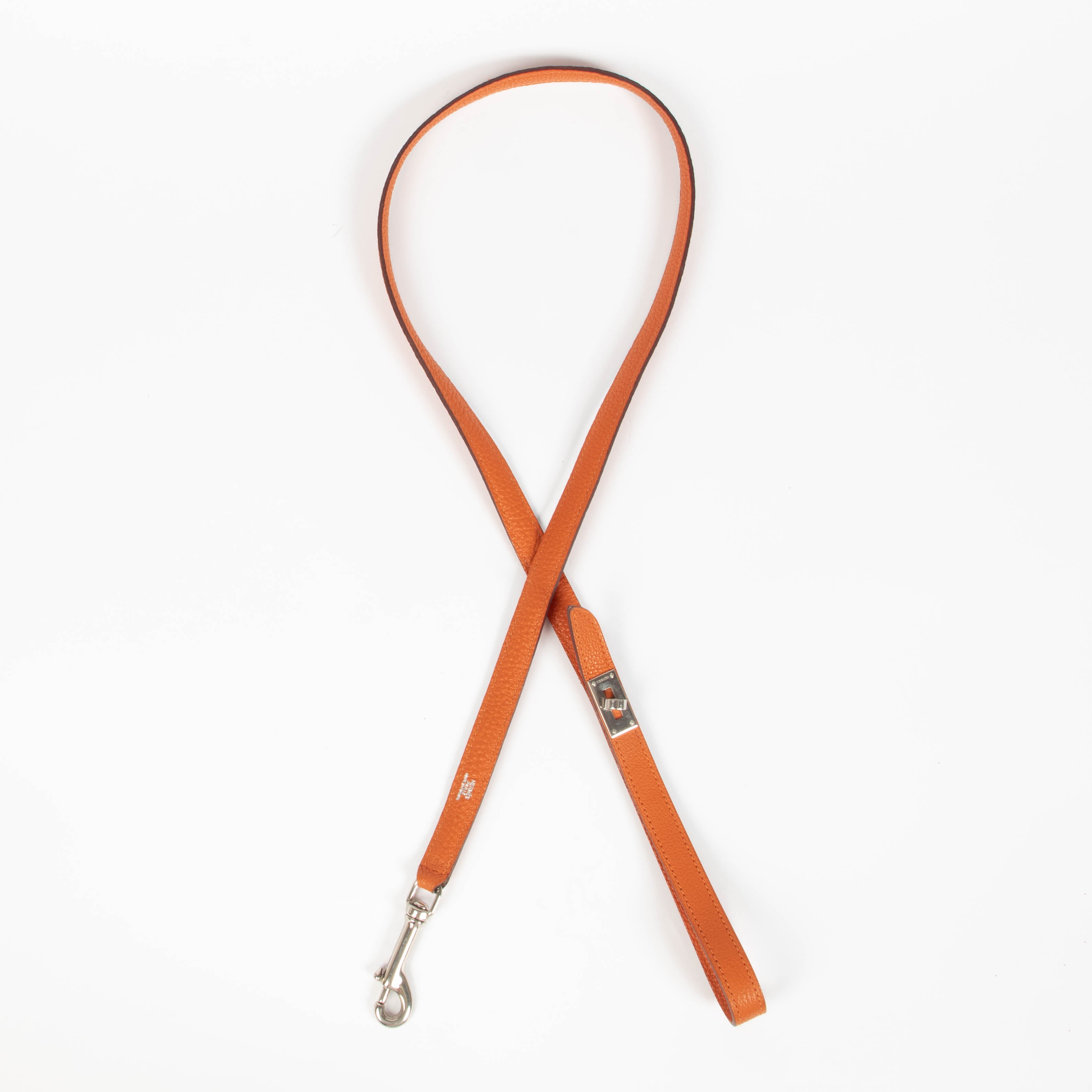 Hermes Orange Kelly Dog Leash – Labellov