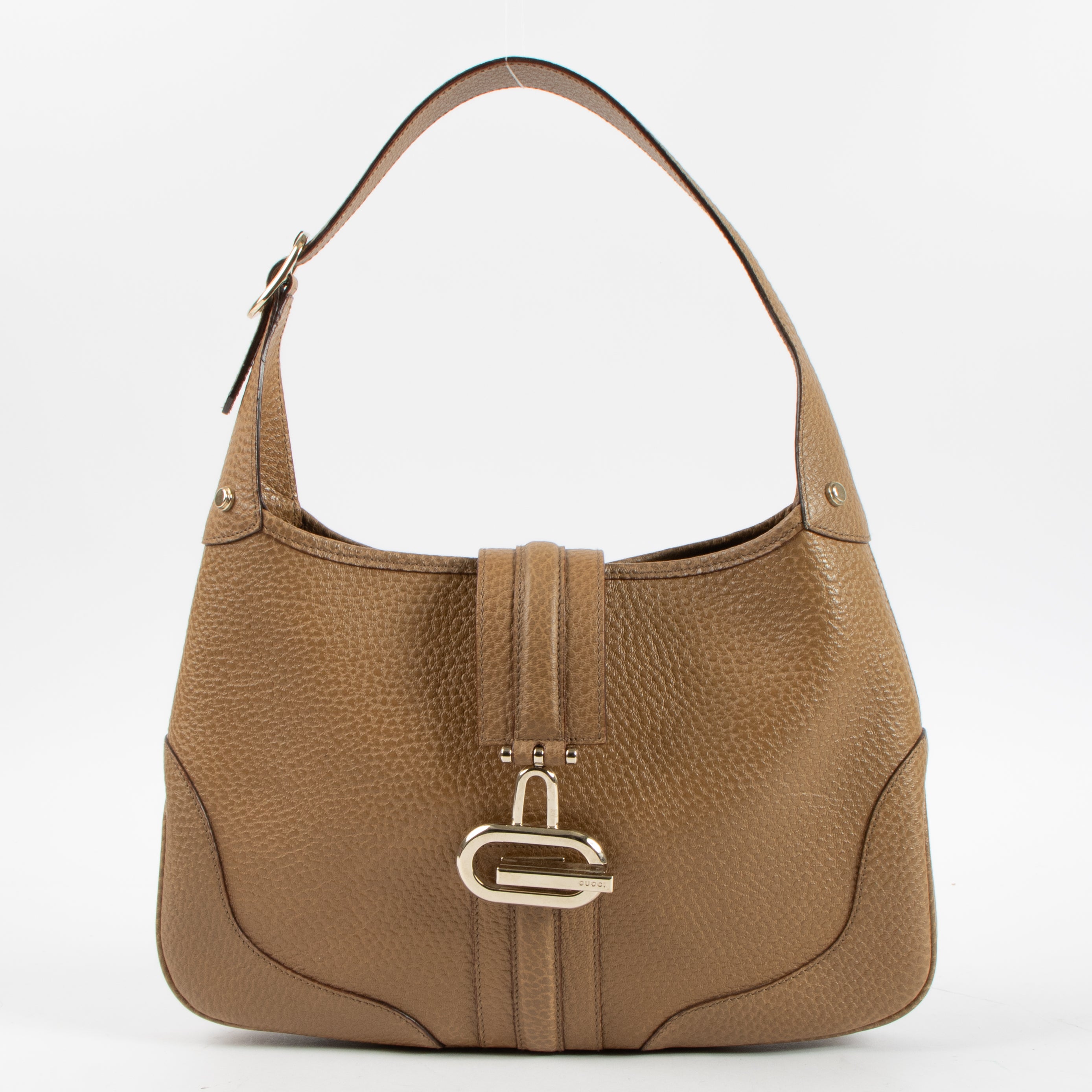 Gucci Brown Leather Retro G Jackie Bag – Labellov