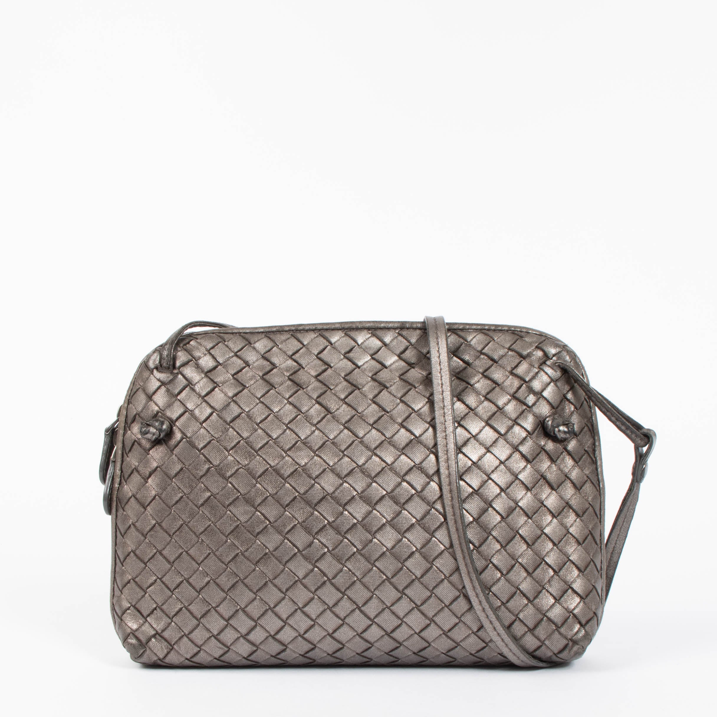 BOTTEGA VENETA ショルダーバッグ Bottega Veneta Metallic Bronze Crossbody – Labellov