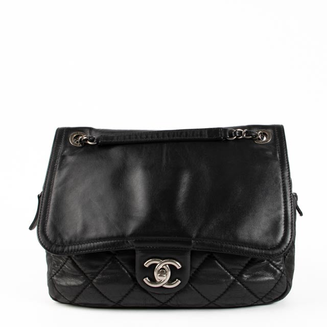 Chanel Black Iridescent Calfskin In The Mix Flap Bag – Labellov