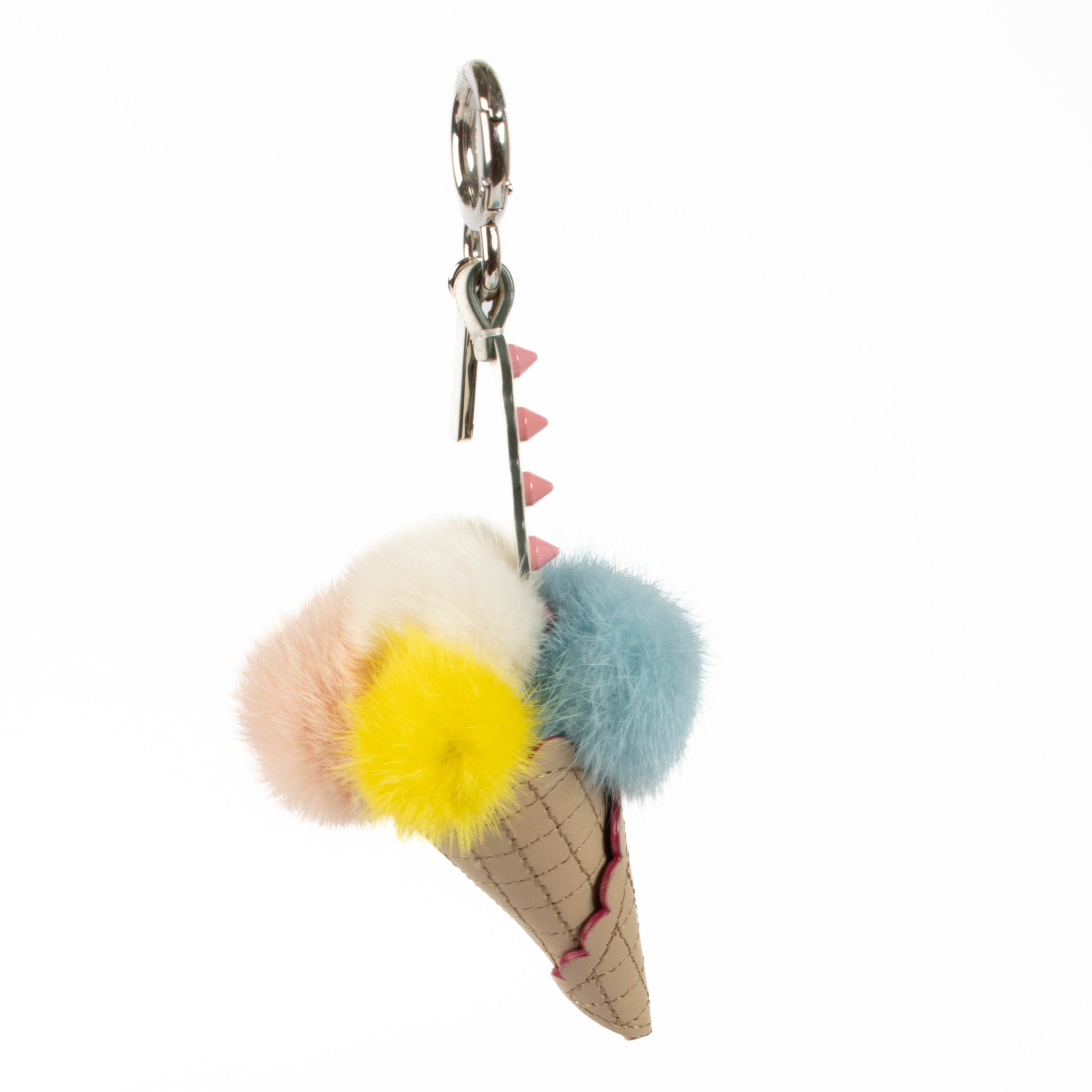 Fendi Multicolor Fur Ice Cream Charm – Labellov