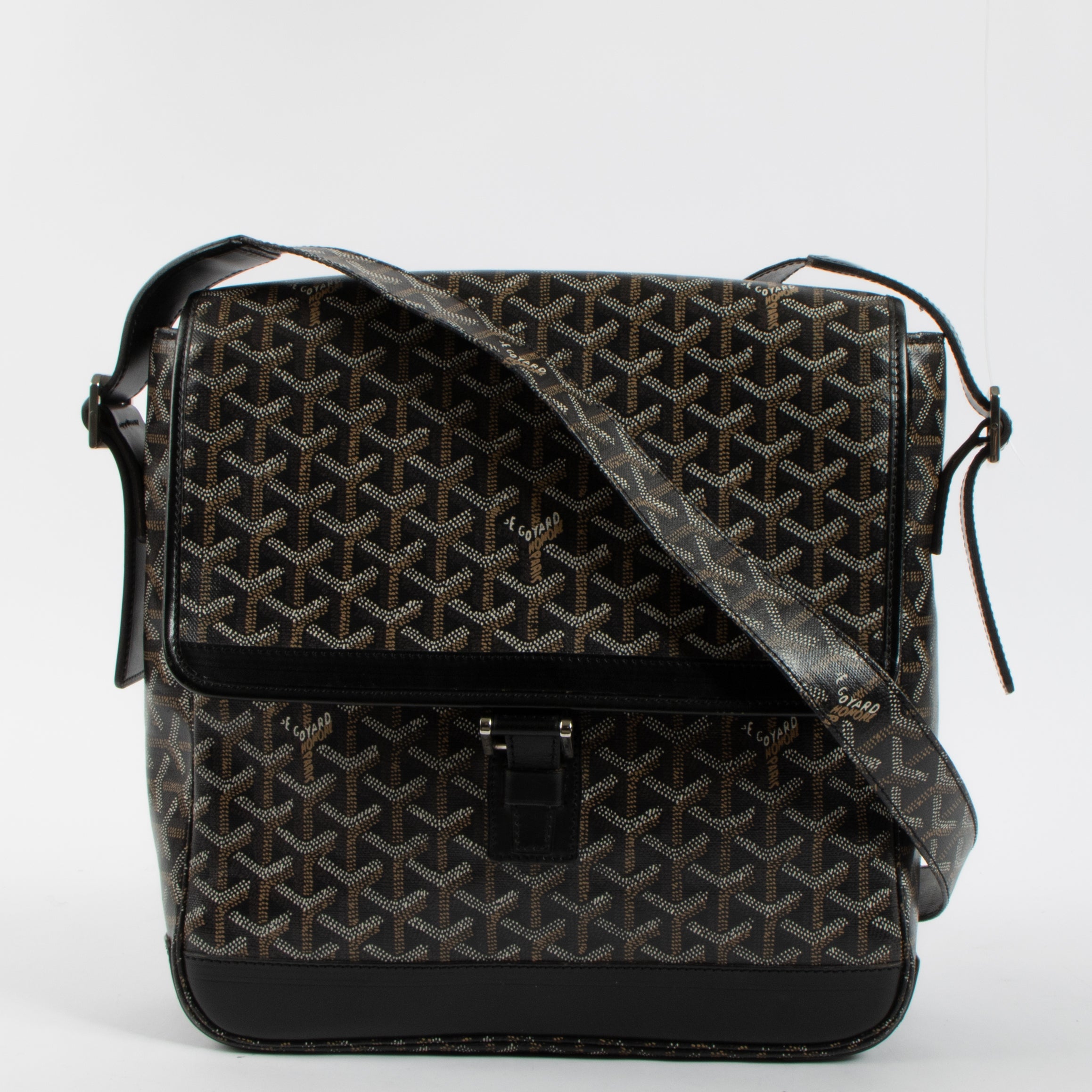 GOYARD ショルダーバッグ Goyard Black Urbain Messenger Bag – Labellov