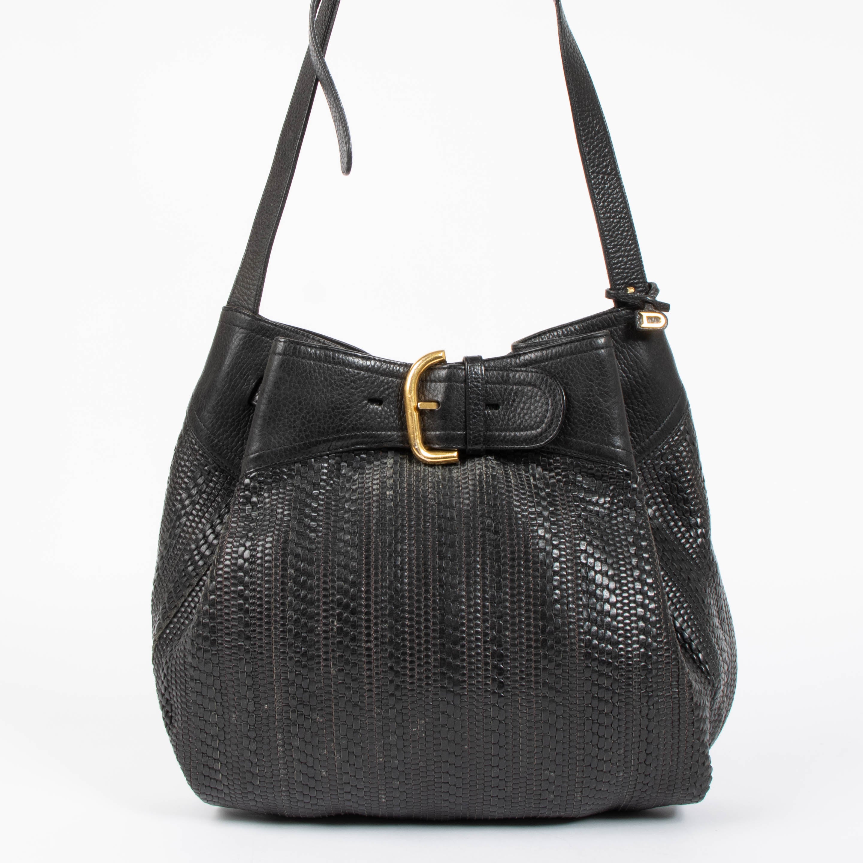 Delvaux Black Toile De Cuir Bergerac Bag – Labellov