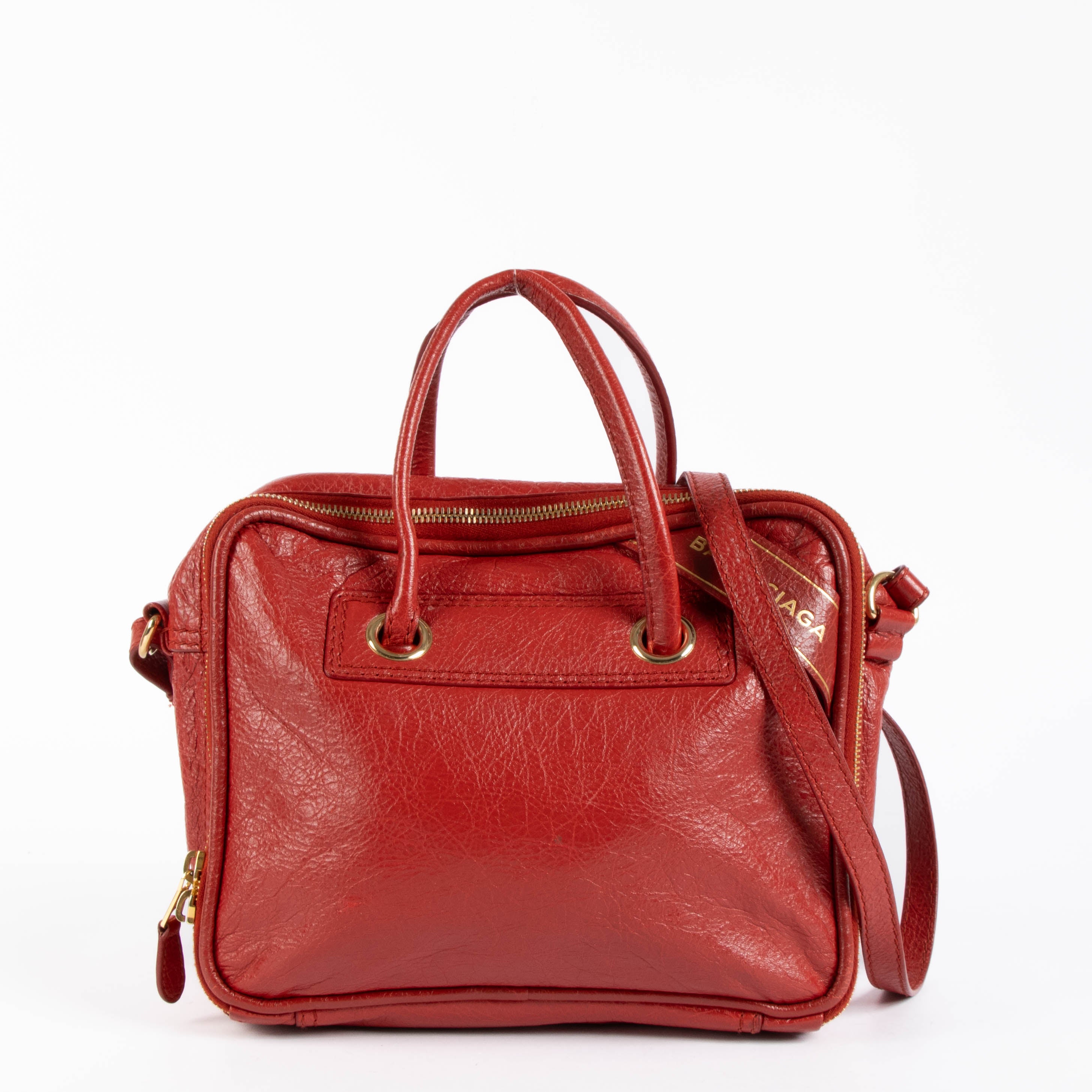 Balenciaga Red Blanket Square S Bag – Labellov