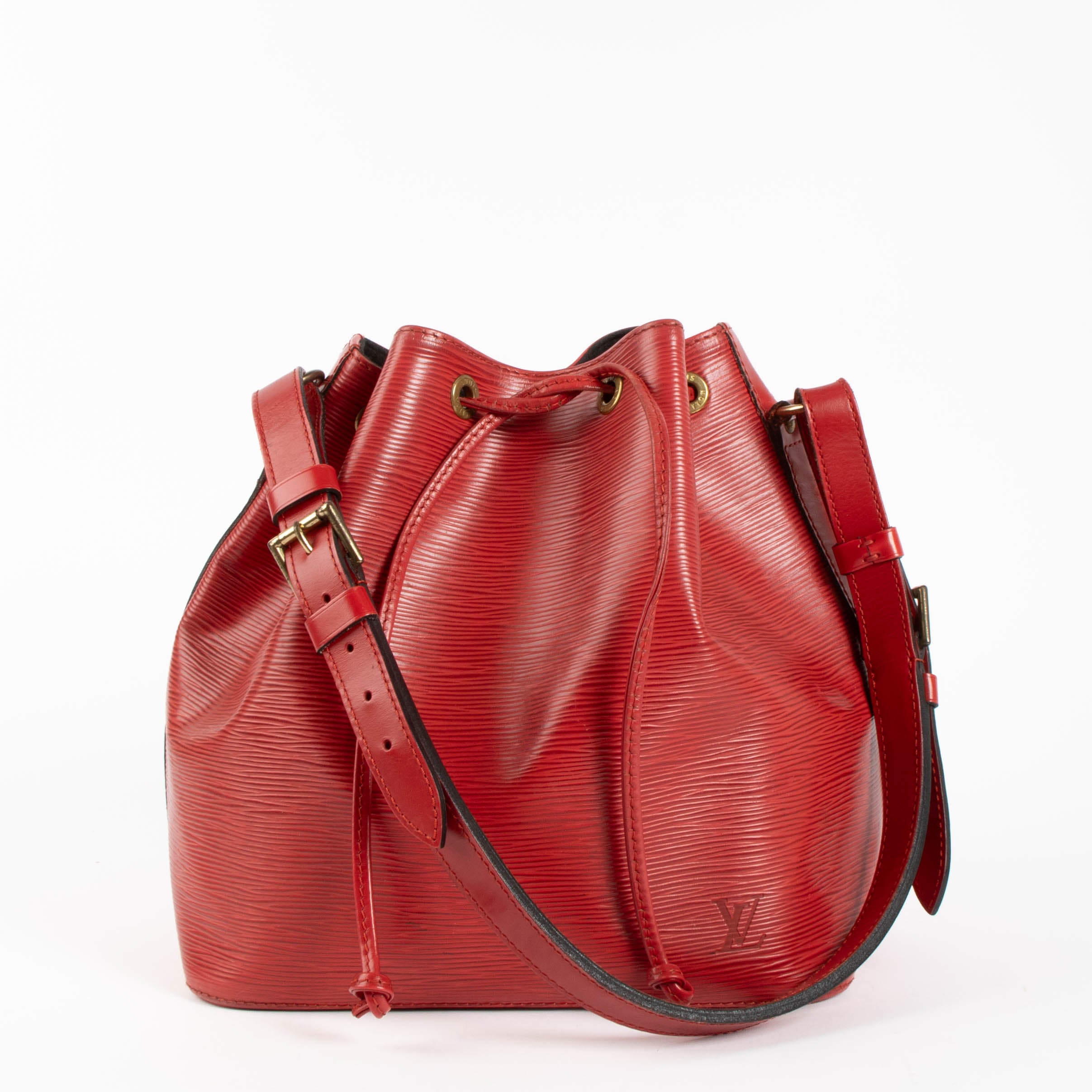 Louis Vuitton Red Epi Noé PM Bag – Labellov