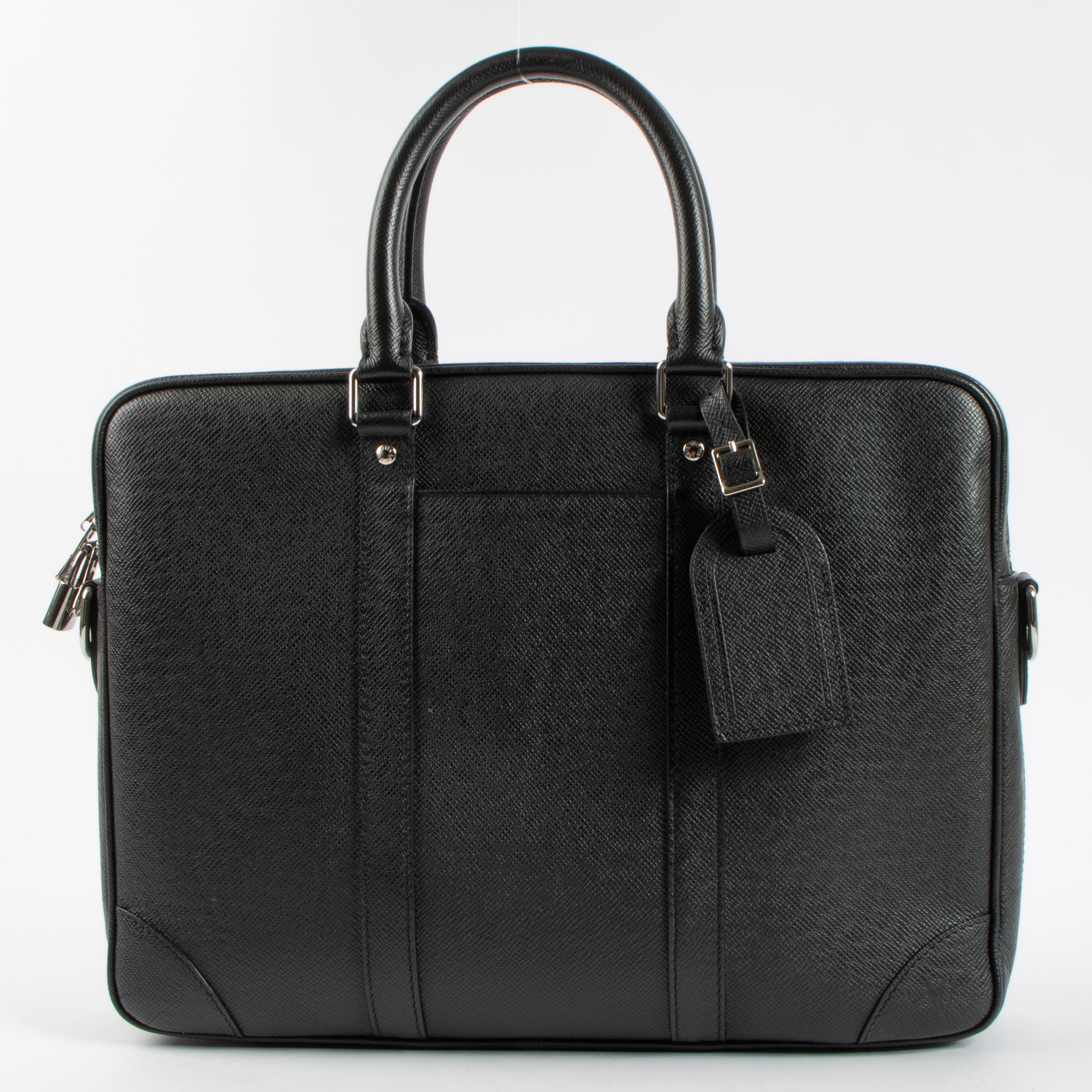 Louis Vuitton Black Taiga Porte Document Voyage PM – Labellov