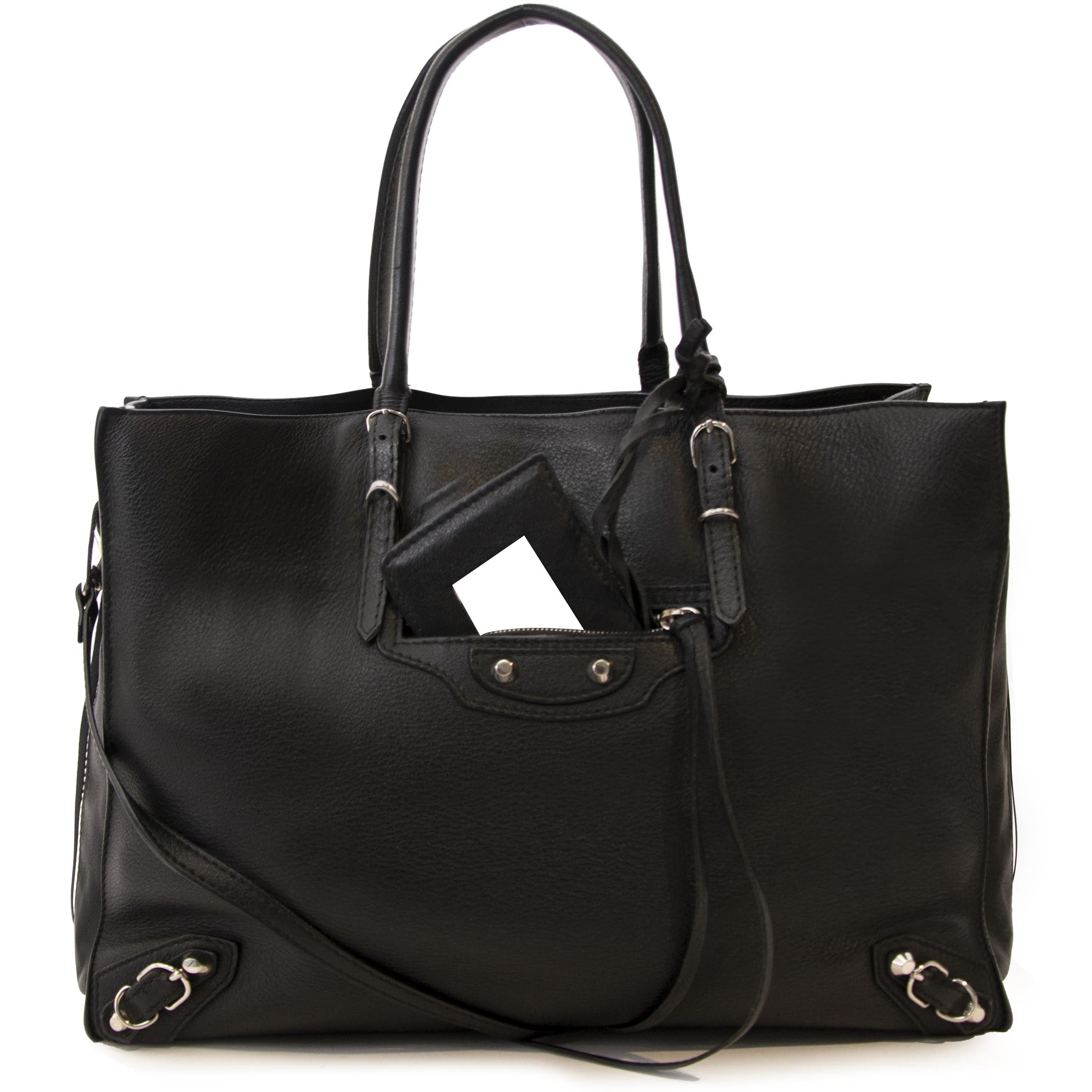 BALENCIAGA ビジネスバッグ ブラック Balenciaga Textured Leather Briefcase | Nordstrom