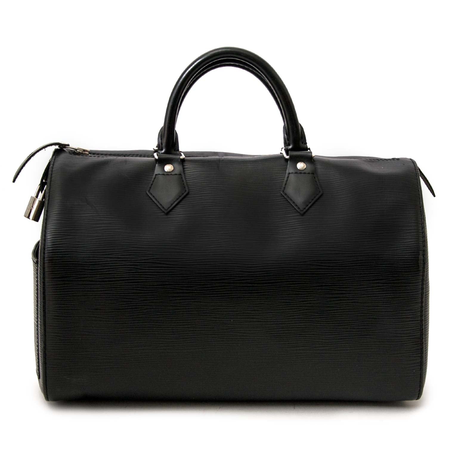 epi 50 Speedy バッグ leather Closet Yoogi's | Bag 25 Speedy Leather Epi Black Vuitton Louis バッグ