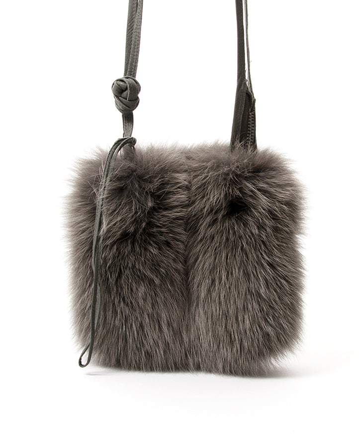 バッグ fur archive bag rick owens julius opium Rick Owens Fox Fur Shoulder Bag – Labellov