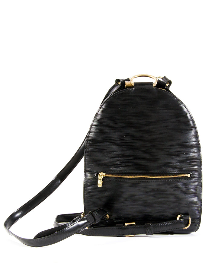 Vintage Louis Vuitton Black Epi Mabillon Backpack – Labellov