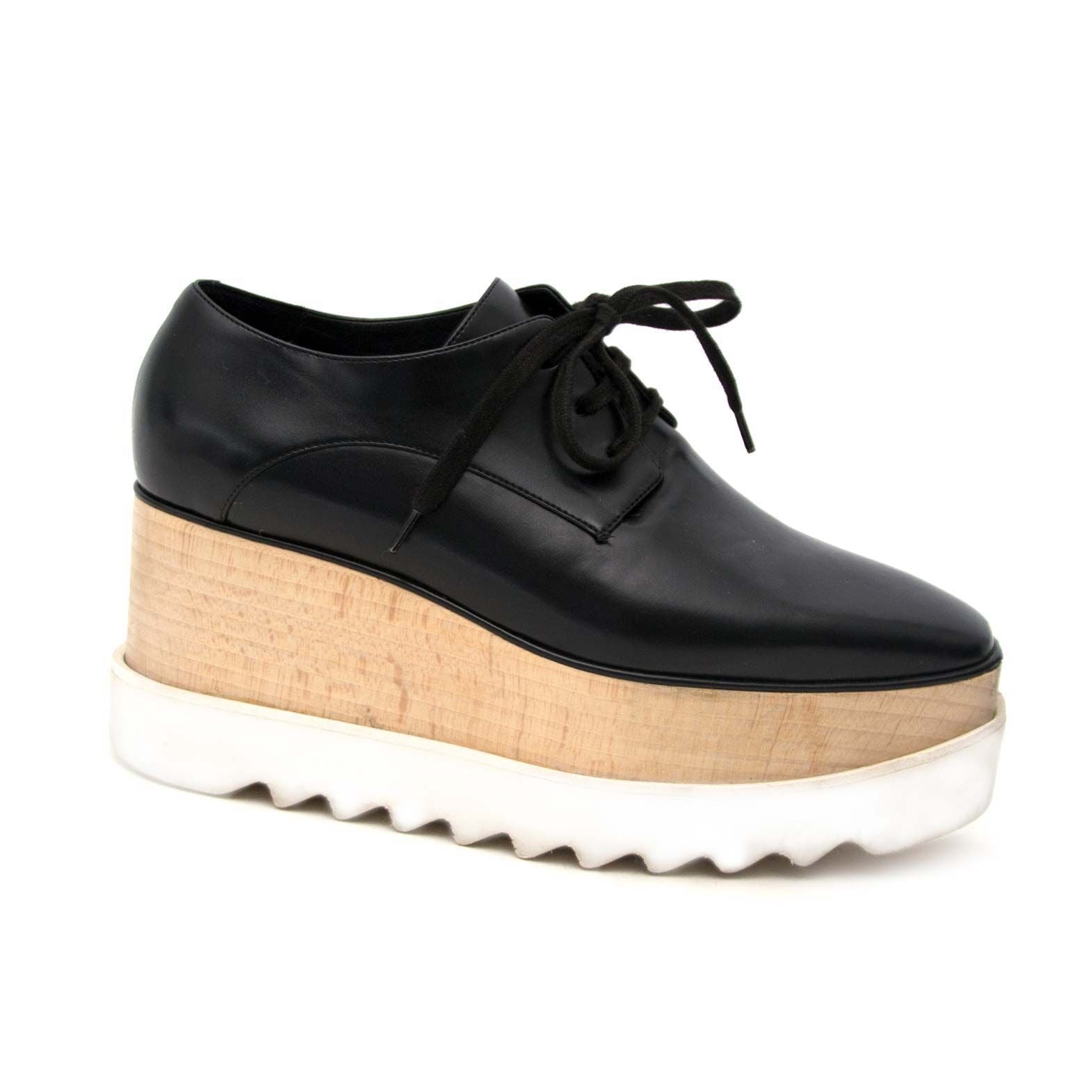 Stella McCartney Black Elyse Shoes - Size 37 – Labellov