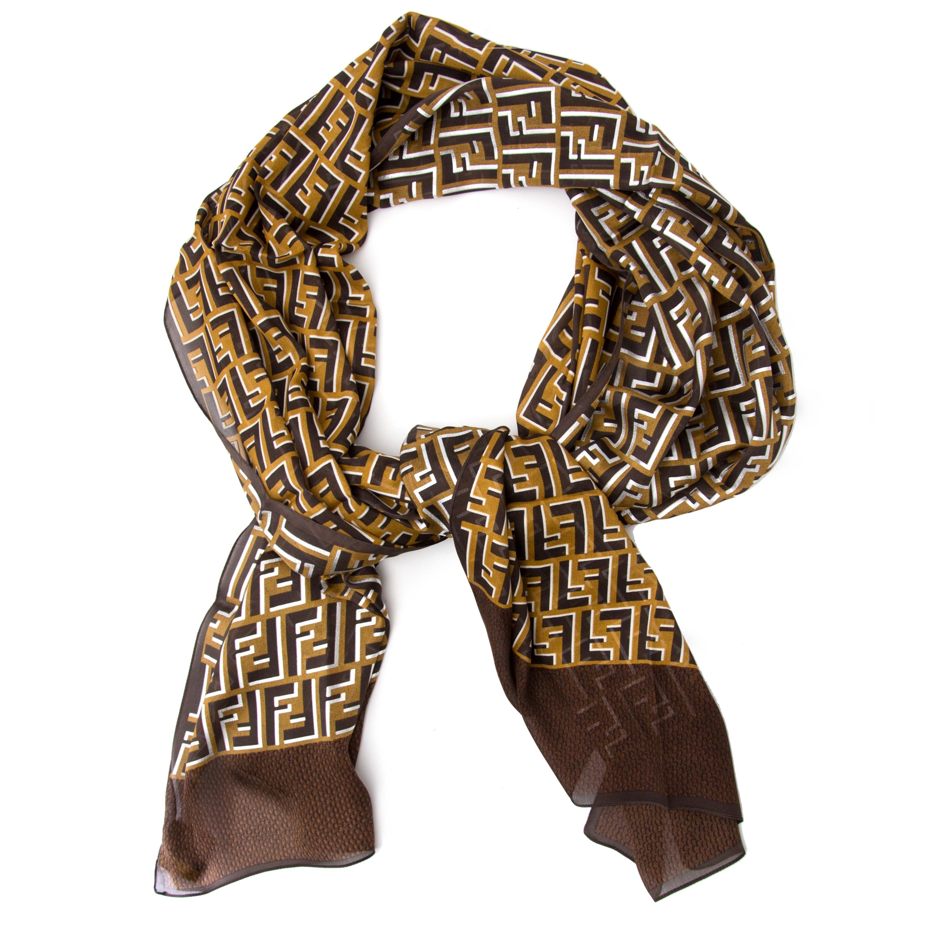 Fendi Monogram Scarf – Labellov
