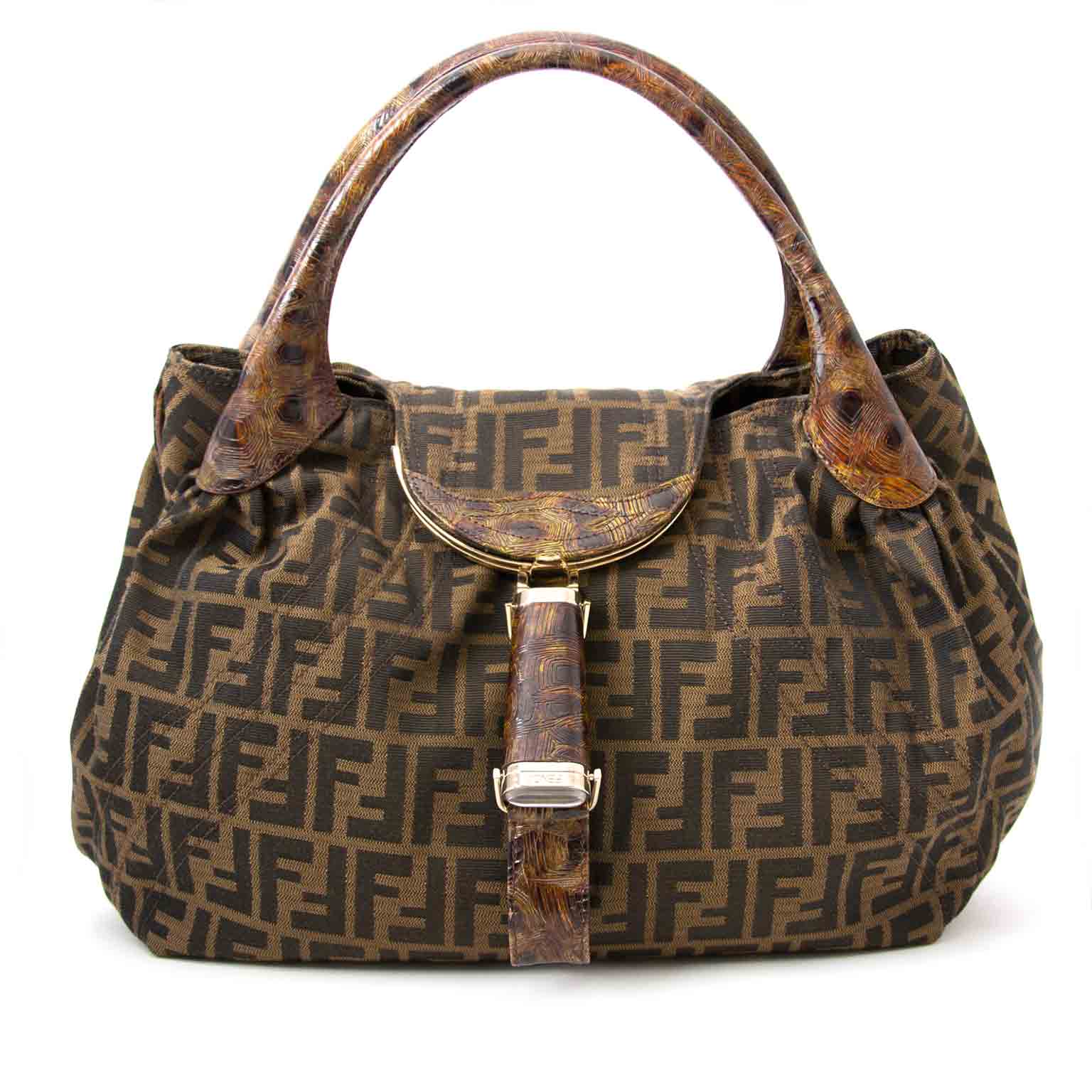 Fendi Zucca Turtle Spy Bag – Labellov