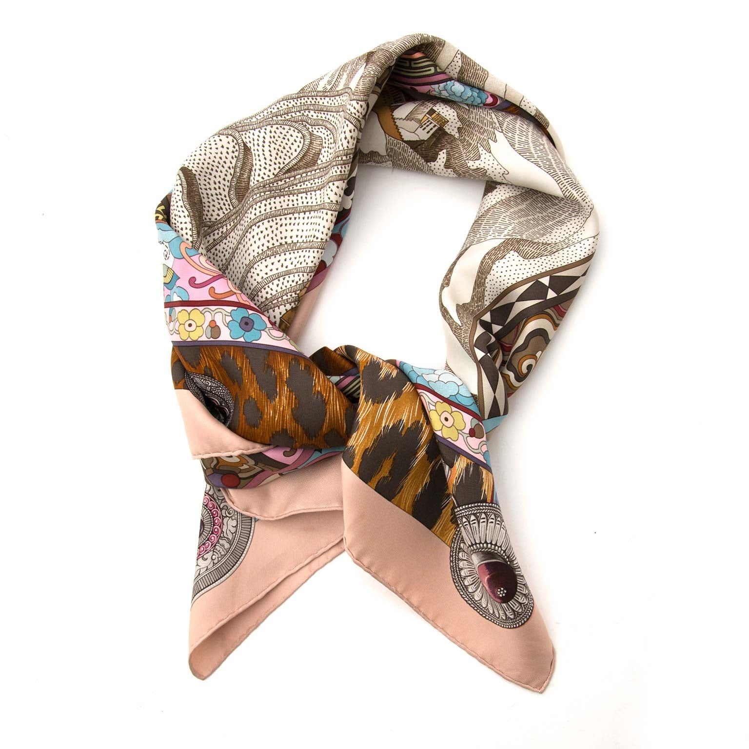Hermès 'La Femme Aux Semelles De Vent' Scarf – Labellov