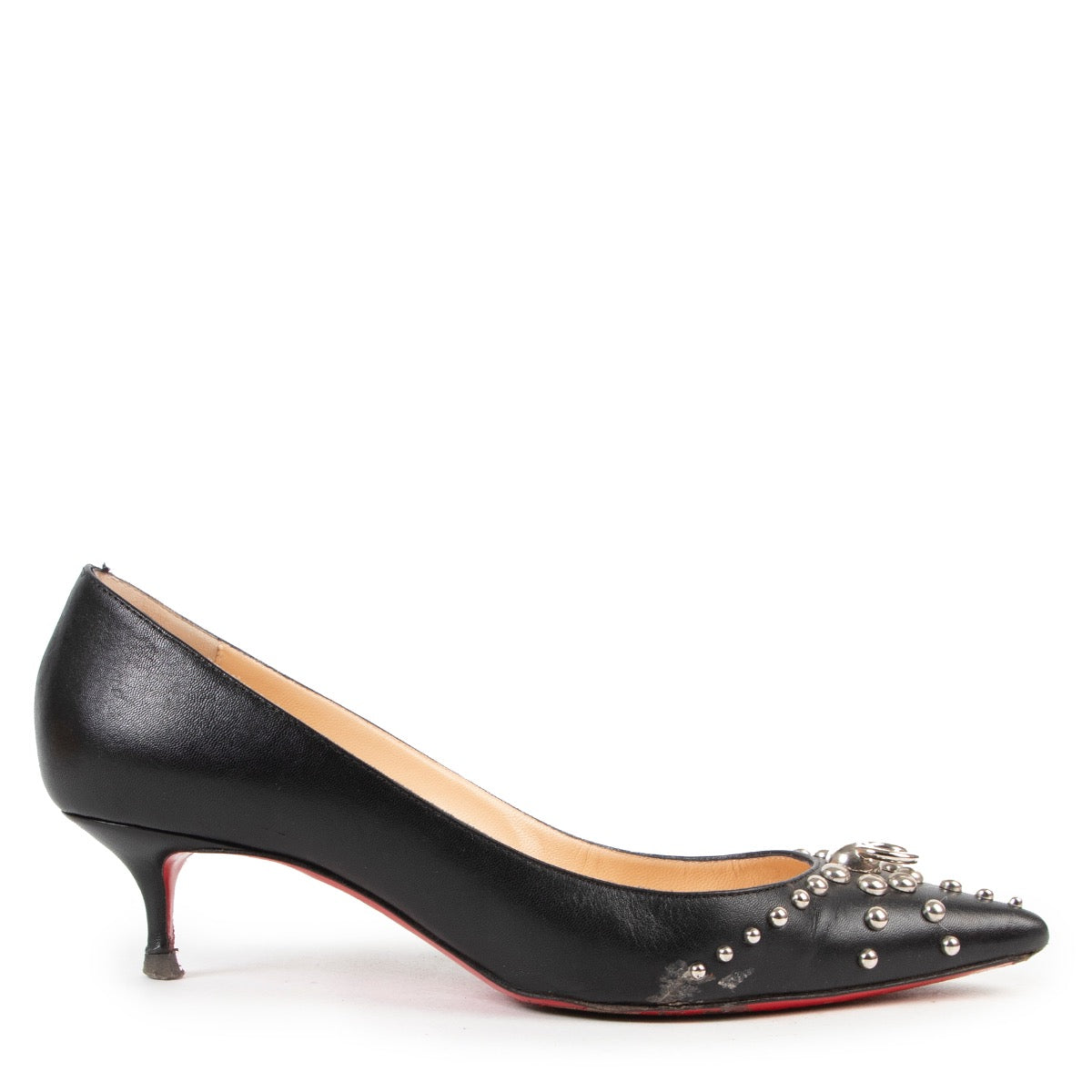 Christian Louboutin Black Low Heeled Pumps - Size 38 – Labellov display picture 1