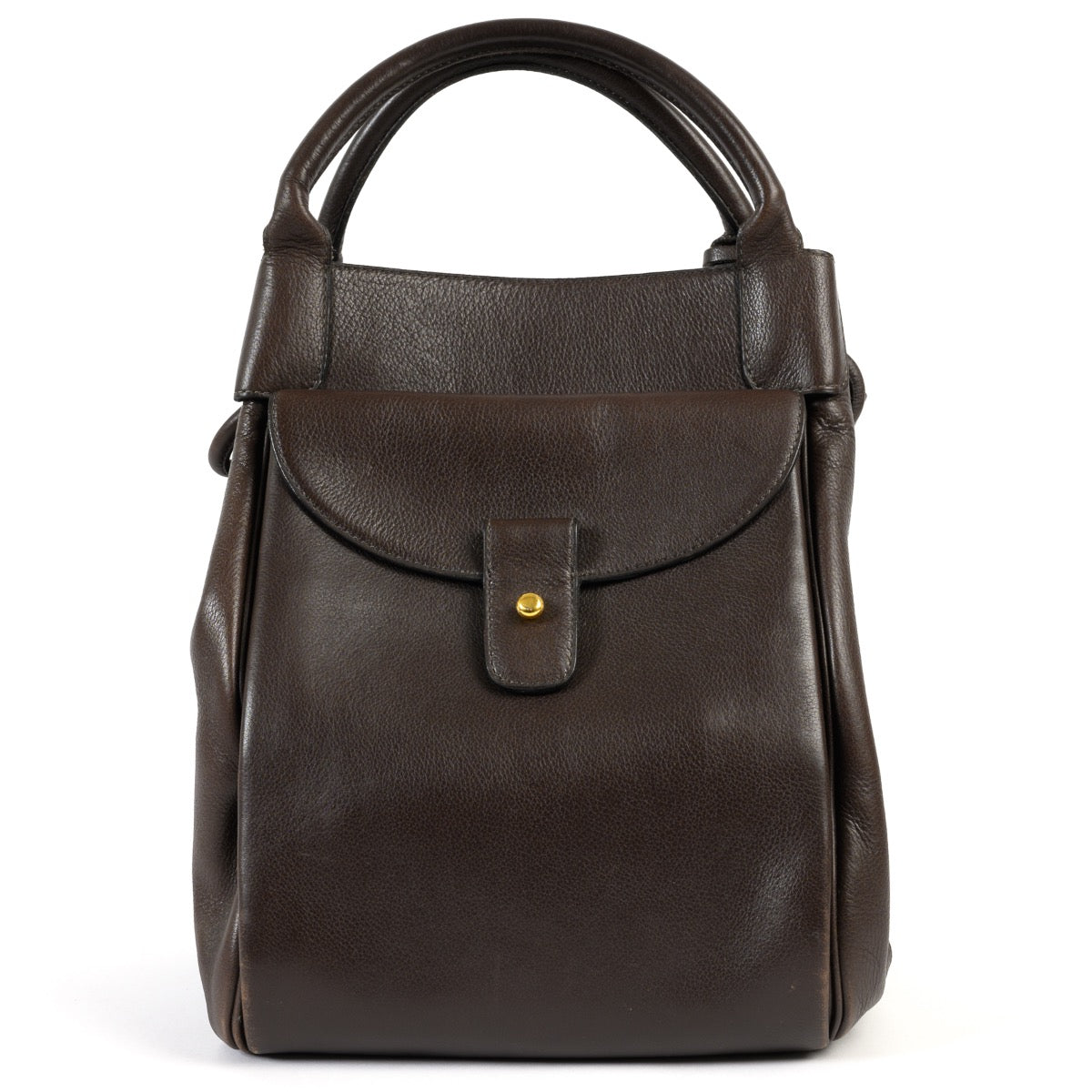 Delvaux Brown Leather Equivoque Bag – Labellov