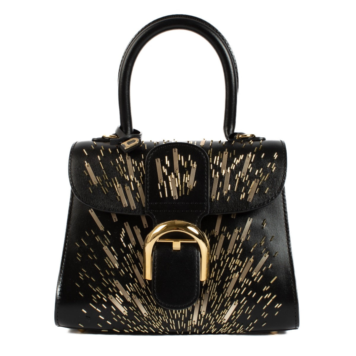 DELVAUX ブラック ケース Delvaux Black Box Calf Firework Brillant Mini Bag – Labellov