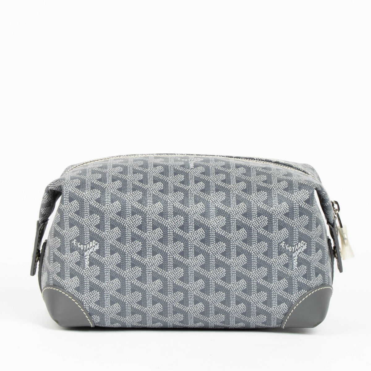 ♡34ski♡GOYARD ショルダーバッグ•グレー♡ Goyard Grey Goyardine Bowling 25 Pouch Travel Bag – Labellov