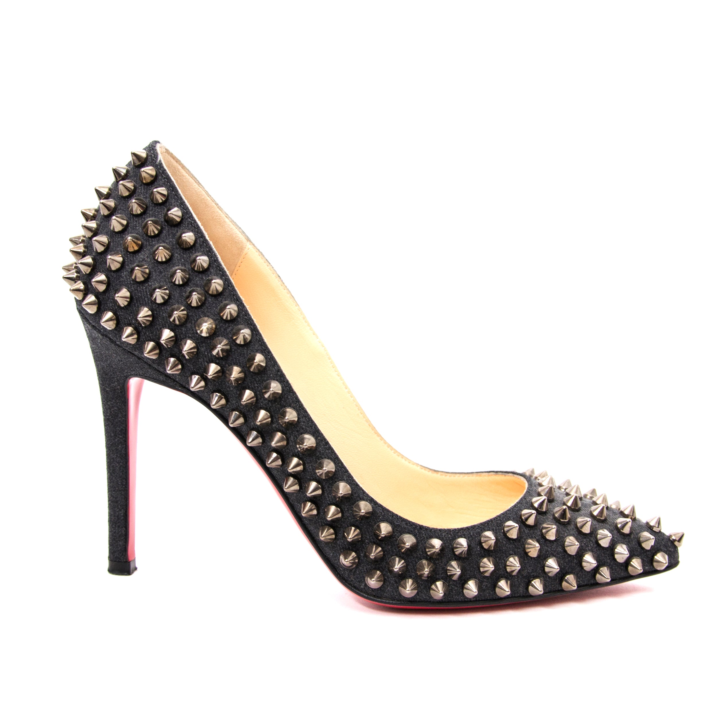Christian Louboutin Follies Spikes ハイヒール Christian Louboutin Follies Spikes 100mm – Labellov
