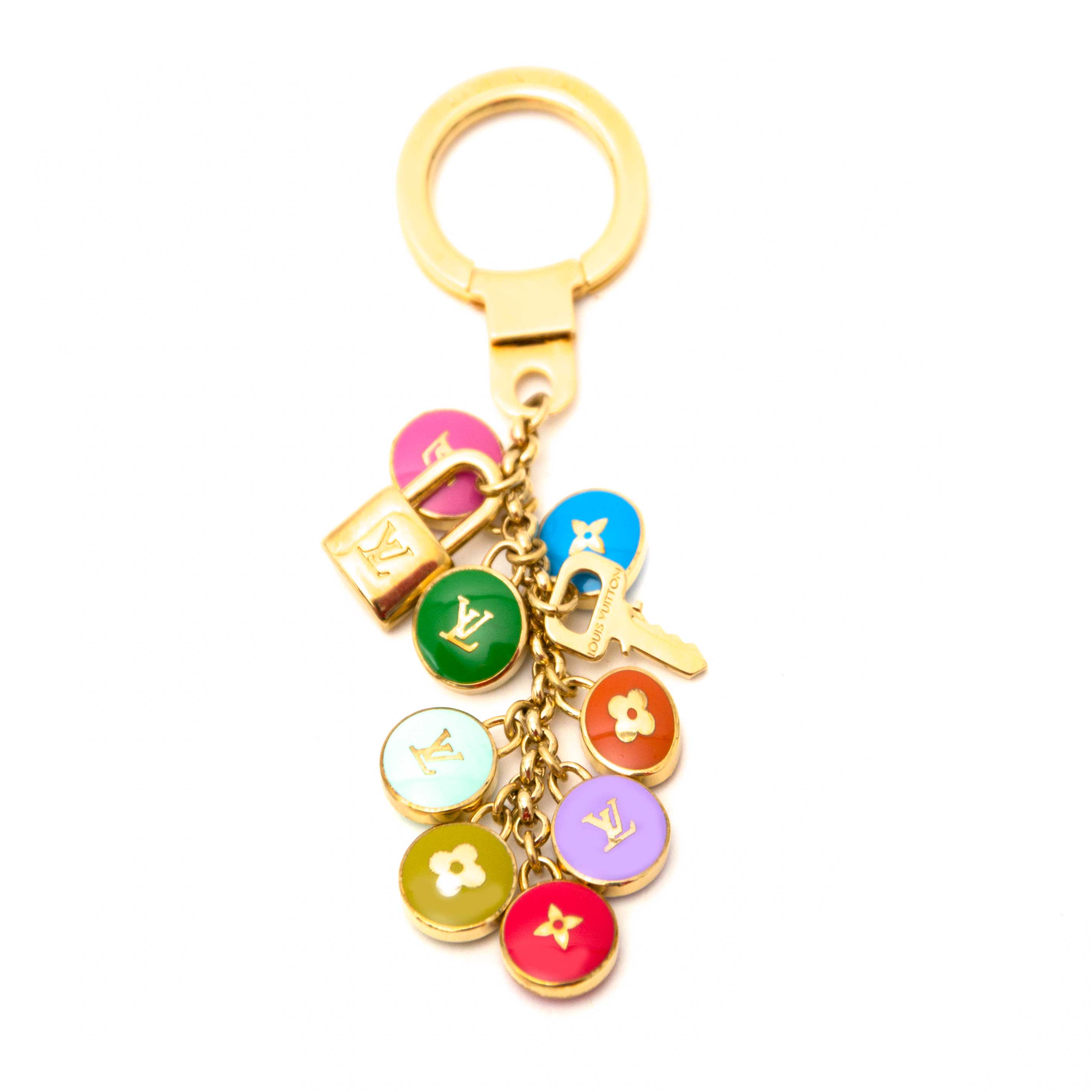 Louis Vuitton Multicolor Pastilles Key Chain Bag Charm – Labellov