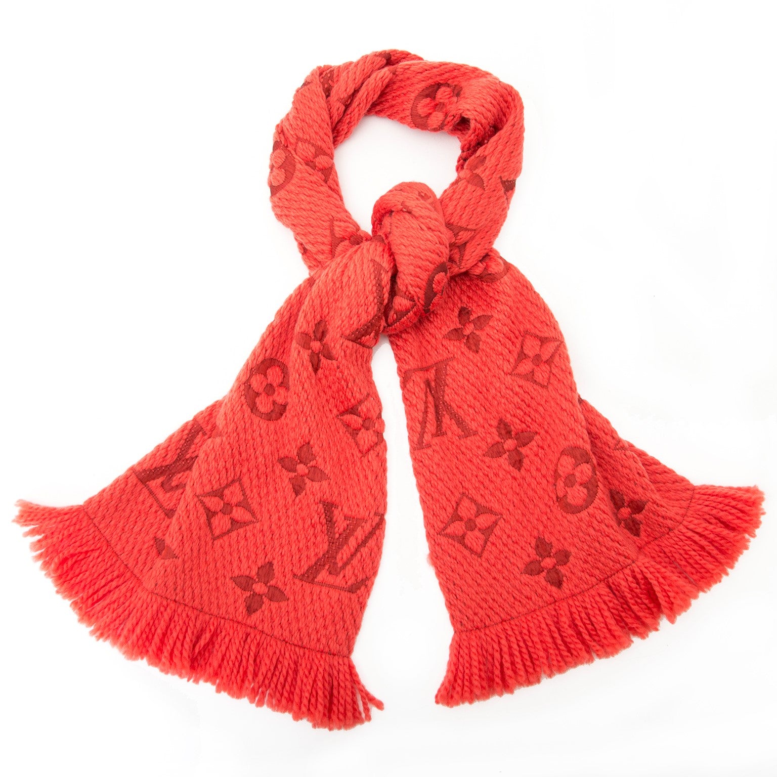 Louis Vuitton Corail Logomania Scarf – Labellov