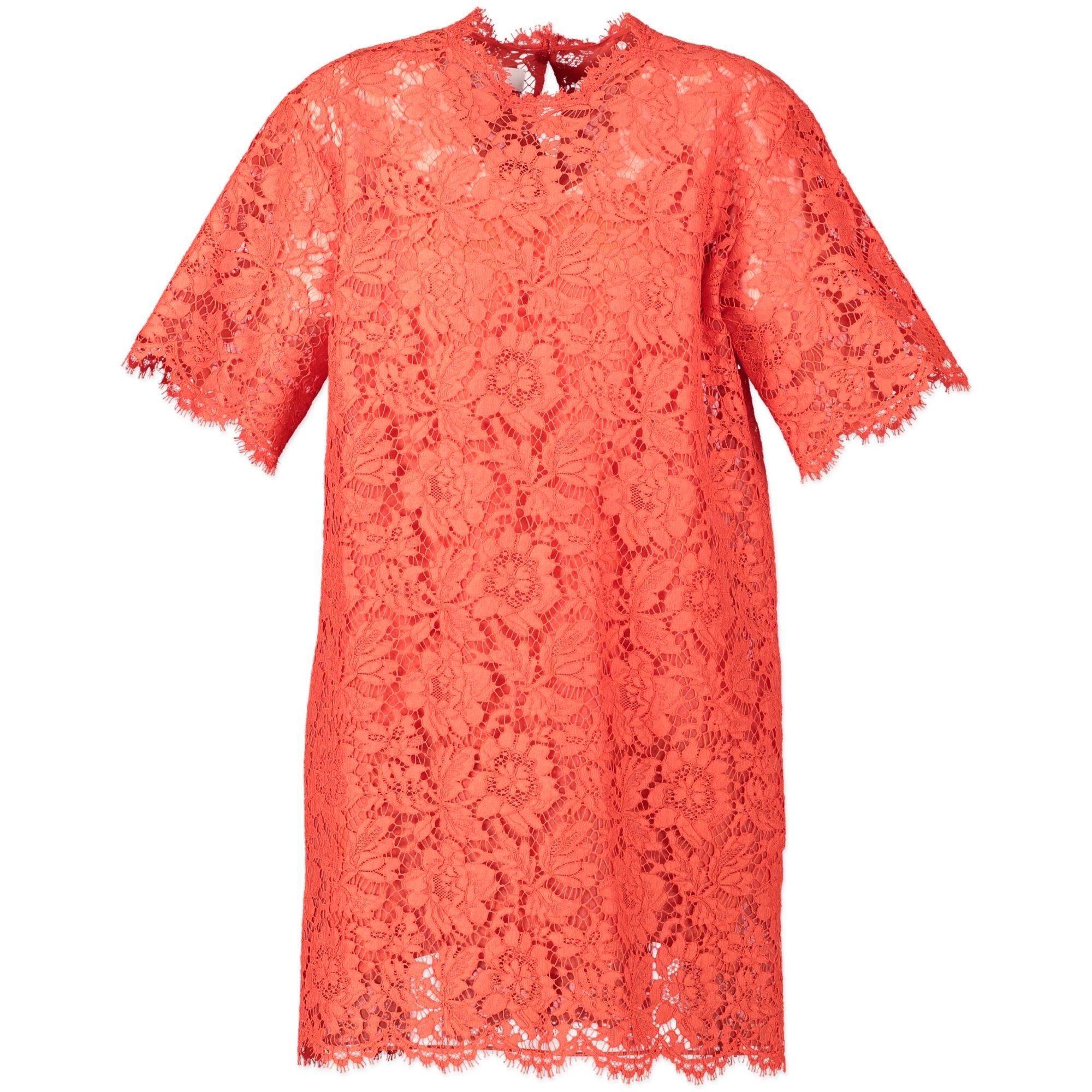 Valentino Red Lace Dress