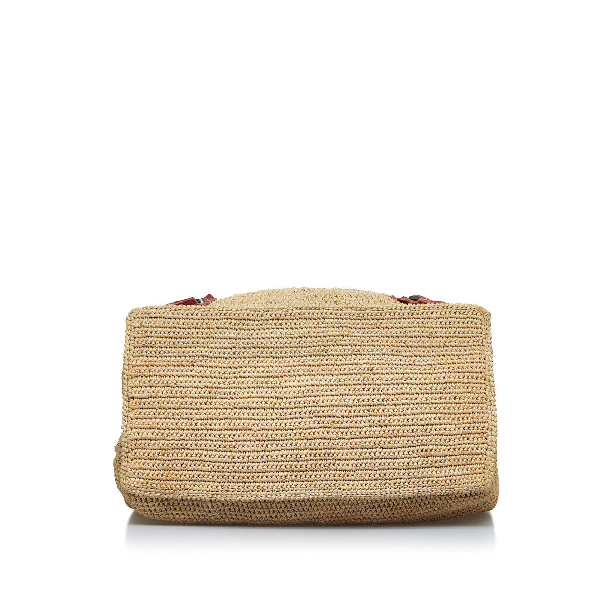 Balenciaga Beige Raffia Panier Tote Bag