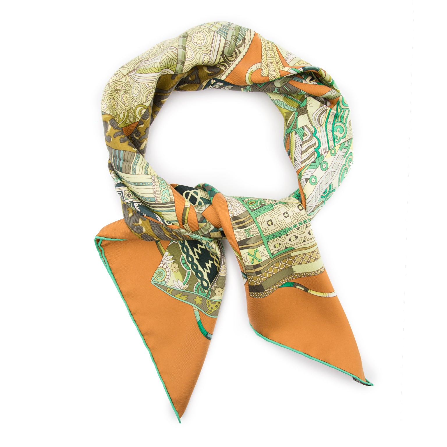 Hermès Carré de Soie Voyage en Etoffes for the best price online at Labellov
