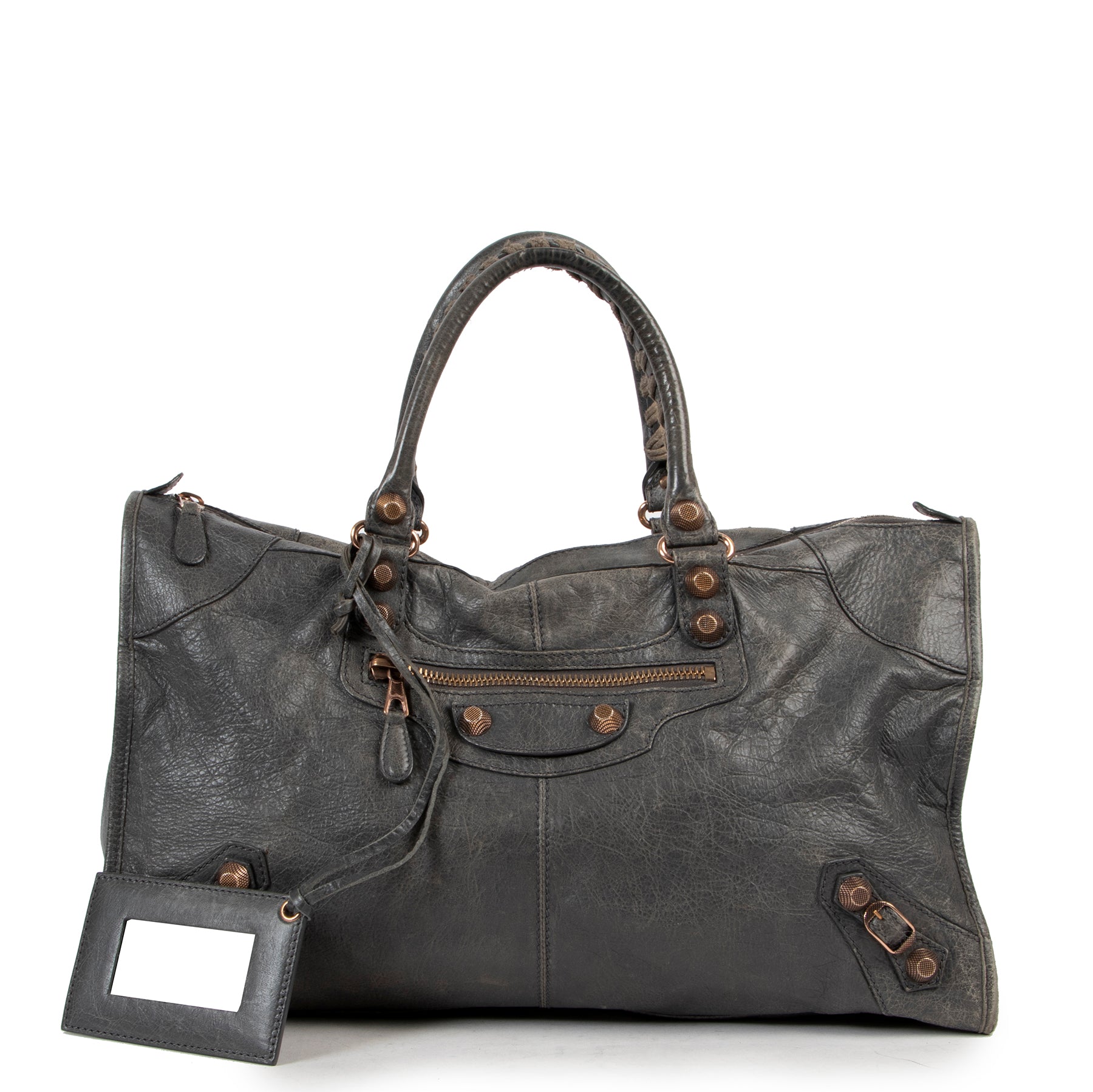 Shop safe online at Labellov in Antwerp this 100% authentic second hand Balenciaga Work Gris Tarmac Giant 21 RGHW
