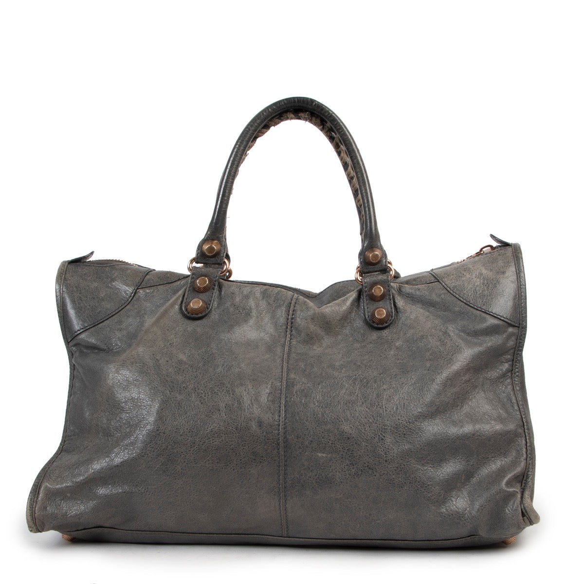 Shop safe online at Labellov in Antwerp this 100% authentic second hand Balenciaga Work Gris Tarmac Giant 21 RGHW