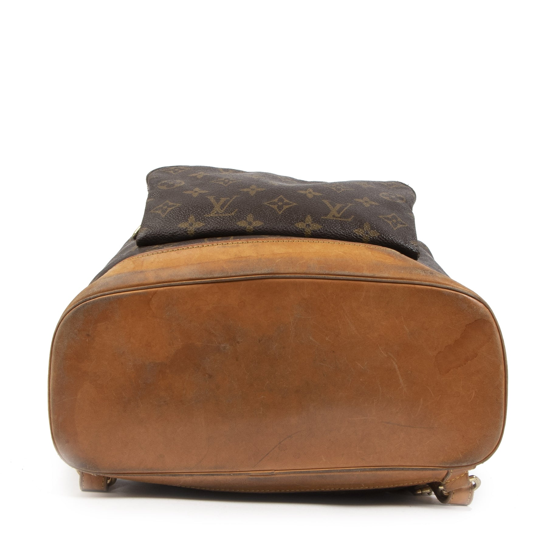 Authentieke Tweedehands Louis Vuitton Monogram Montsouris GM Backpack juiste prijs veilig online shoppen luxe merken webshop winkelen Antwerpen België mode fashion
