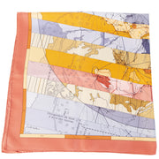 Authentieke tweedehands vintage Hermes Carré Silk Scarf 'Le Monde Est Vaste' koop online webshop LabelLOV