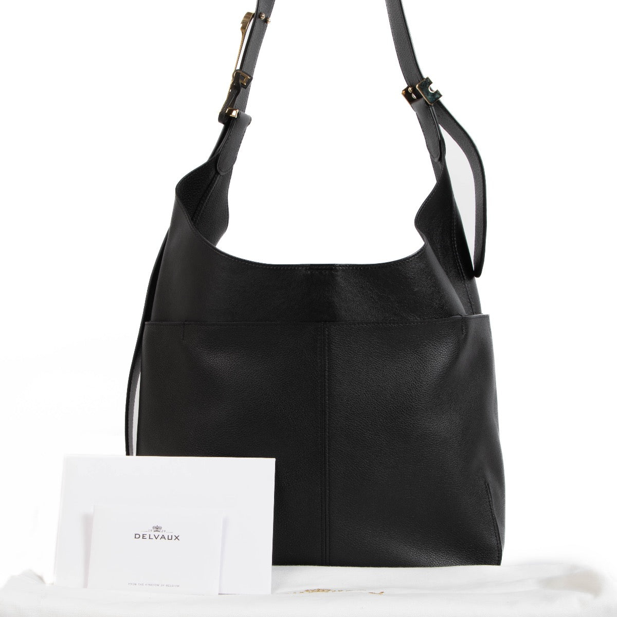 shop 100% authentic second hand Delvaux So Cool MM Black Sellier Calf Joy on Labellov.com