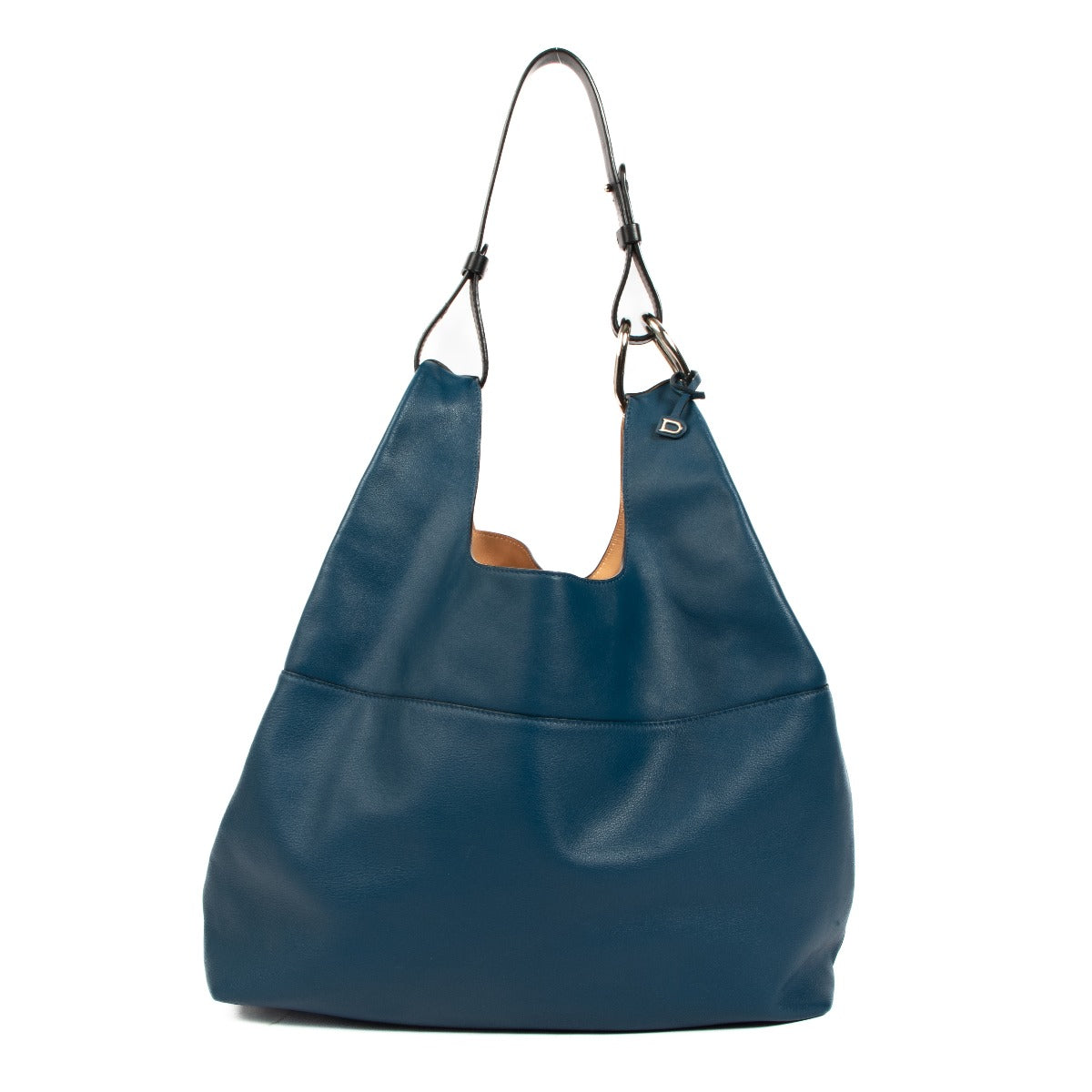 Delvaux Givry With Me Bleu de Prusse Polo Shoulder Bag