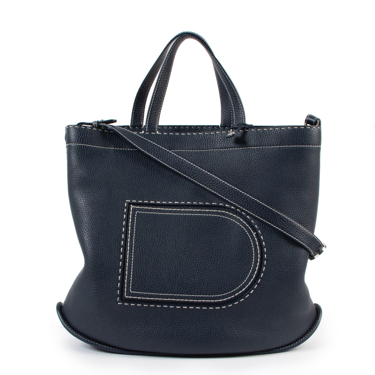 Buy an authentic second hand Delvaux Pin Cabas Surpiqué at Labellov