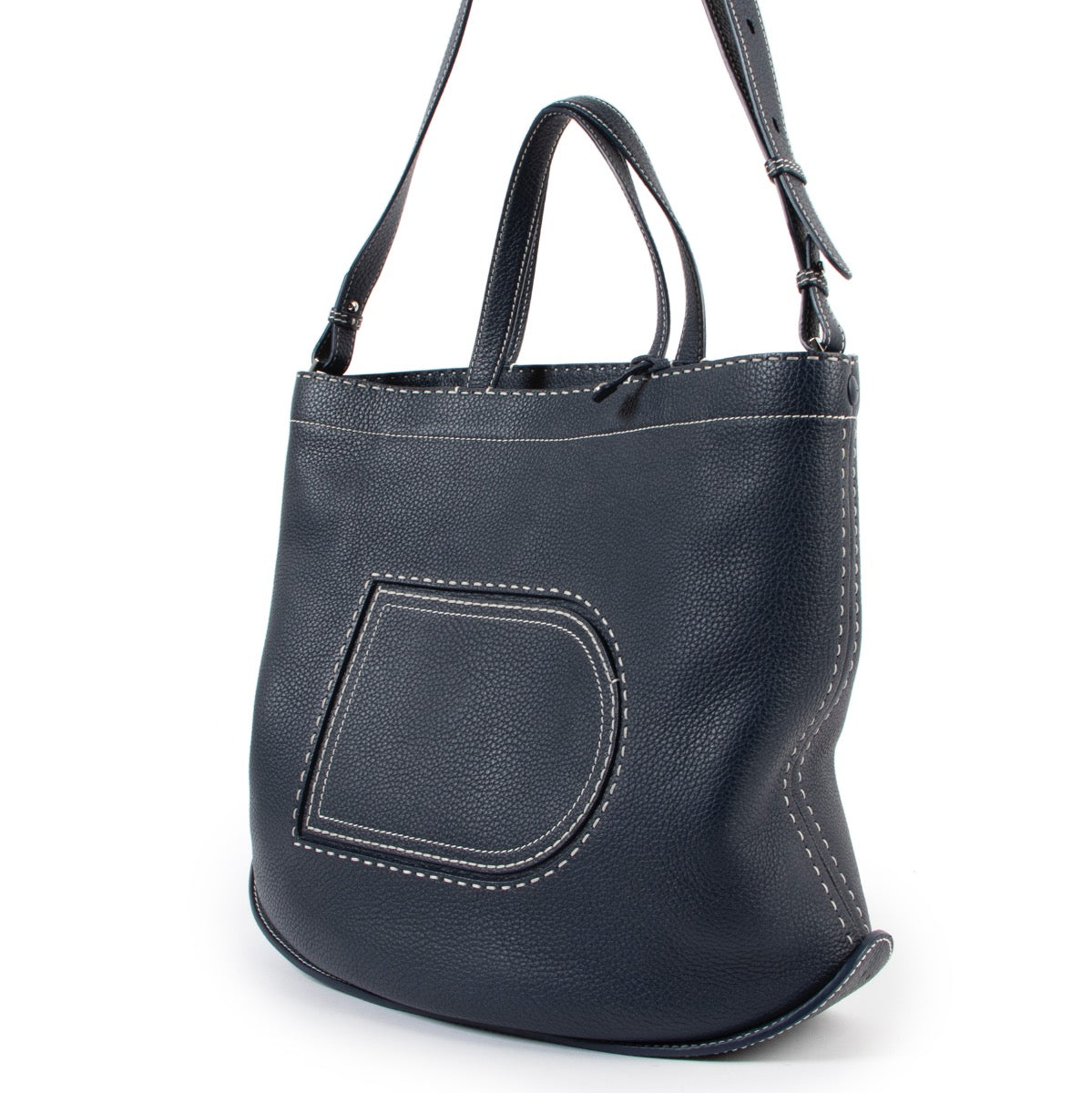 Buy an authentic second hand Delvaux Pin Cabas Surpiqué at Labellov